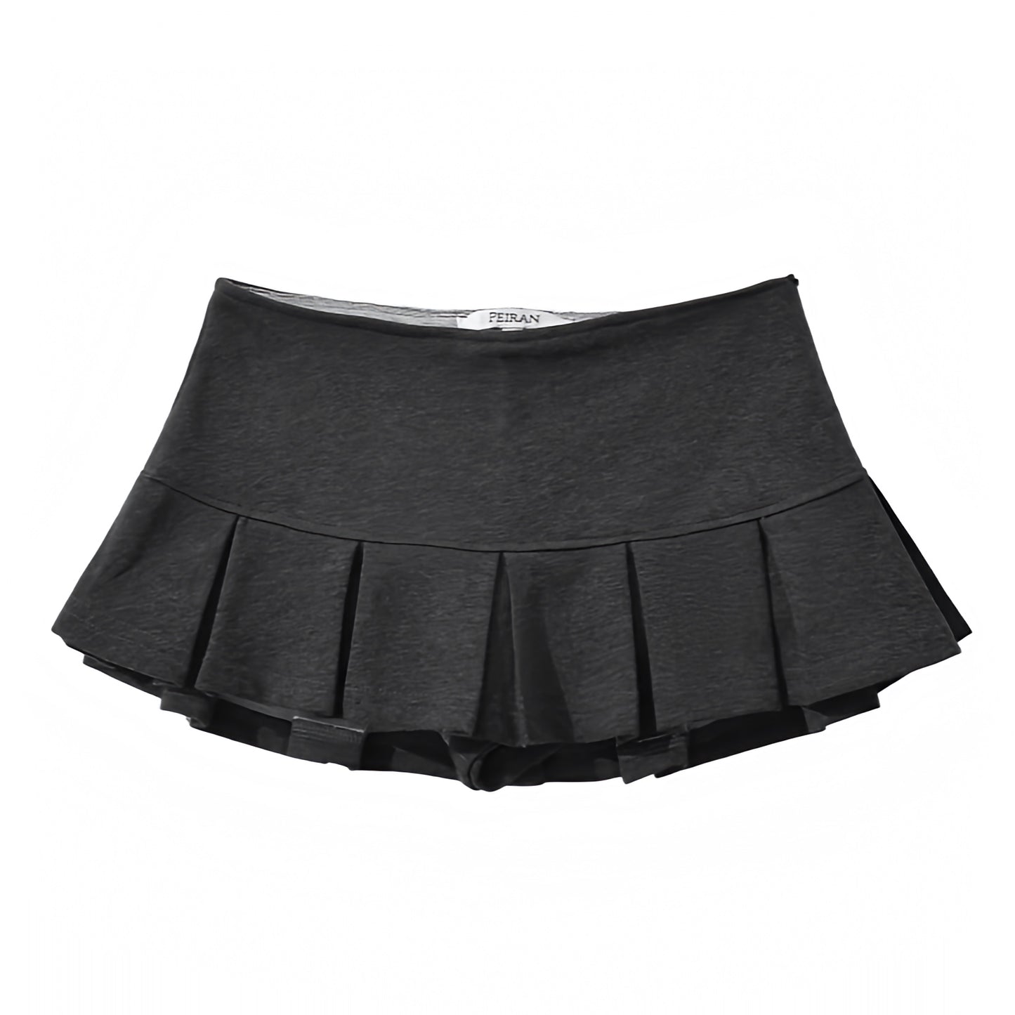 dark-grey-gray-slim-fit-pleated-low-rise-waisted-mini-micro-skirt-skort-with-shorts-women-ladies-chic-trendy-spring-2024-summer-casual-feminine-party-date-night-out-sexy-club-wear-y2k-90s-minimalist-office-siren-style-zara-revolve-aritzia-white-fox-princess-polly-babyboo-edikted-jaded-london-brandy-melville-iamgia-areyouami