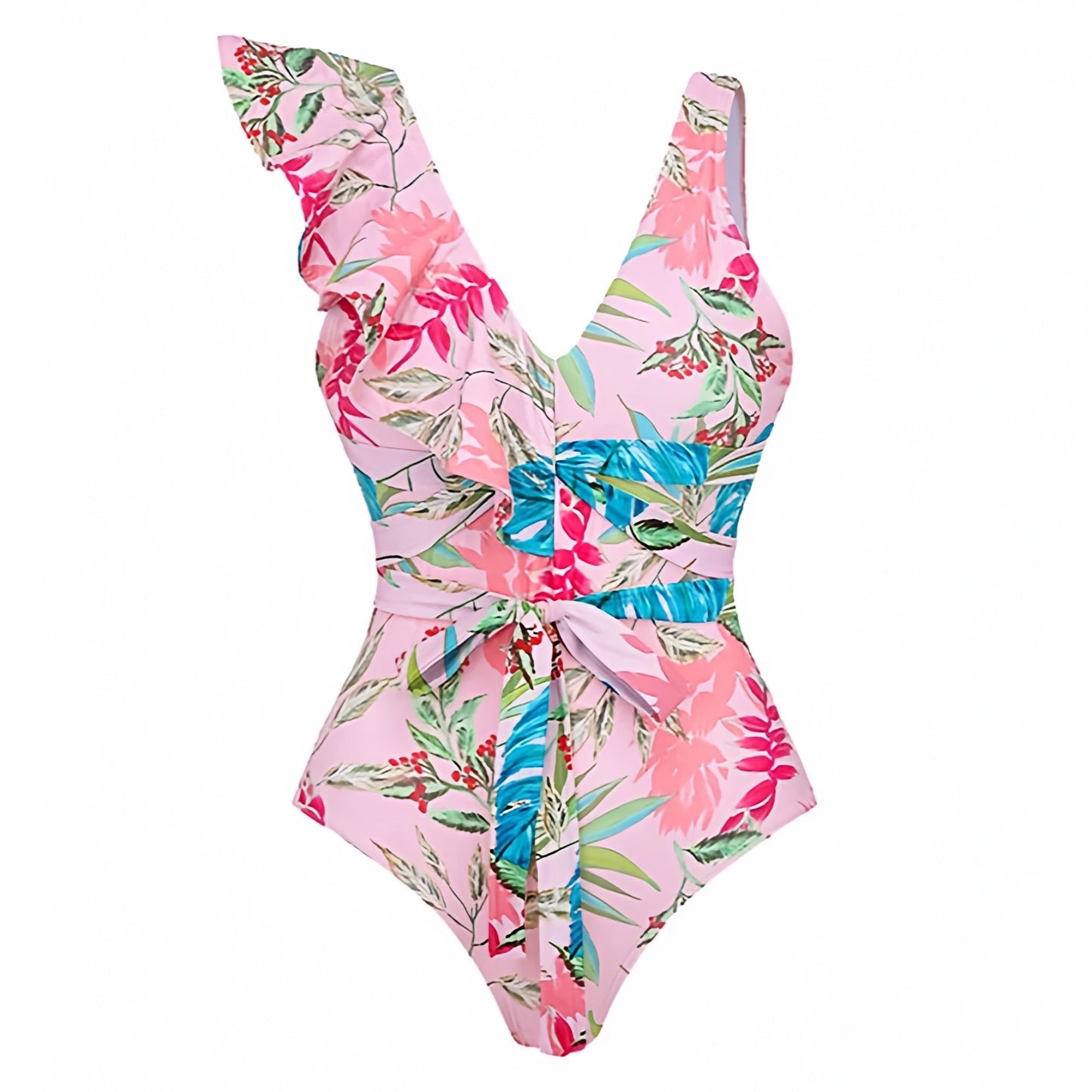 floral-print-light-pink-purple-yellow-green-multi-color-tropical-flower-patterned-slim-fit-bodycon-ruffle-trim-bow-string-tie-spaghetti-strap-v-neck-sleeveless-backless-open-back-wireless-push-up-cheeky-thong-boho-bohemian-modest-one-piece-swimsuit-swimwear-bathing-suit-women-ladies-teens-tweens-chic-trendy-spring-2024-summer-elegant-feminine-preppy-style-hawaiian-vacation-beach-wear-revolve-altard-state-loveshackfancy-frankies-bikinis-blackbough-kulakinis-fillyboo-dupe