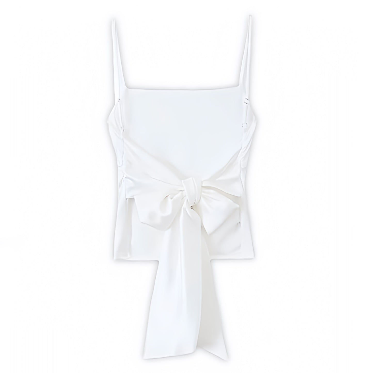 white-ivory-satin-silk-bow-ruched-backless-open-back-cut-out-spaghetti-strap-square-neck-slim-fit-crop-camisole-tank-top-blouse-women-ladies-chic-trendy-spring-2024-summer-elegant-semi-formal-classy-feminine-coquette-european-gala-party-sexy-date-night-luxury-shirt-zara-revolve-princess-polly-whitefox-aritzia-house-of-cb-babyboo