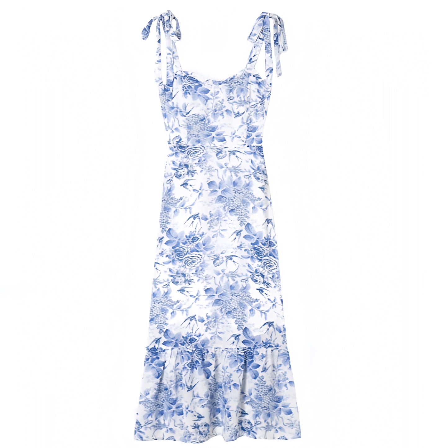 floral-print-light-blue-and-white-multi-color-flower-patterned-slim-fit-bodycon-corset-bustier-ruffle-trim-bow-string-tie-spaghetti-strap-sweetheart-neckline-sleeveless-tiered-flowy-midi-long-maxi-dress-evening-gown-women-ladies-teens-tweens-chic-trendy-spring-2024-summer-elegant-casual-semi-formal-classy-feminine-prom-party-wedding-guest-debutante-homecoming-dance-preppy-style-beach-wear-vacation-sundress-coastal-granddaughter-altard-state-hill-house-revolve-reformation-loveshackfancy-zara-dupe