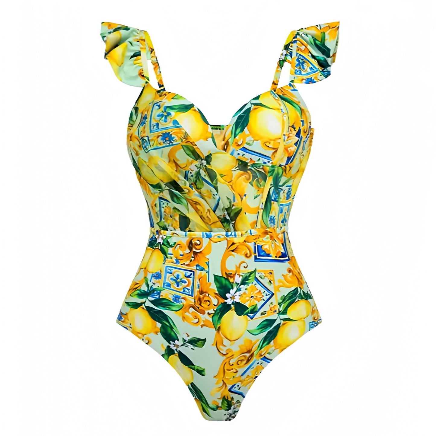 floral-print-yellow-green-blue-multi-color-lemon-patterned-slim-fit-bodycon-ruffle-trim-sweetheart-neckline-spaghetti-strap-sleeveless-backless-open-back-underwire-push-up-cheeky-thong-boho-bohemian-one-piece-swimsuit-swimwear-bathing-suit-women-ladies-teens-tweens-chic-trendy-spring-2024-summer-elegant-feminine-classic-classy-preppy-style-tropical-european-france-vacation-beach-wear-revolve-luisa-cb-positano-frankies-bikinis-blackbough-kulakinis-dupe