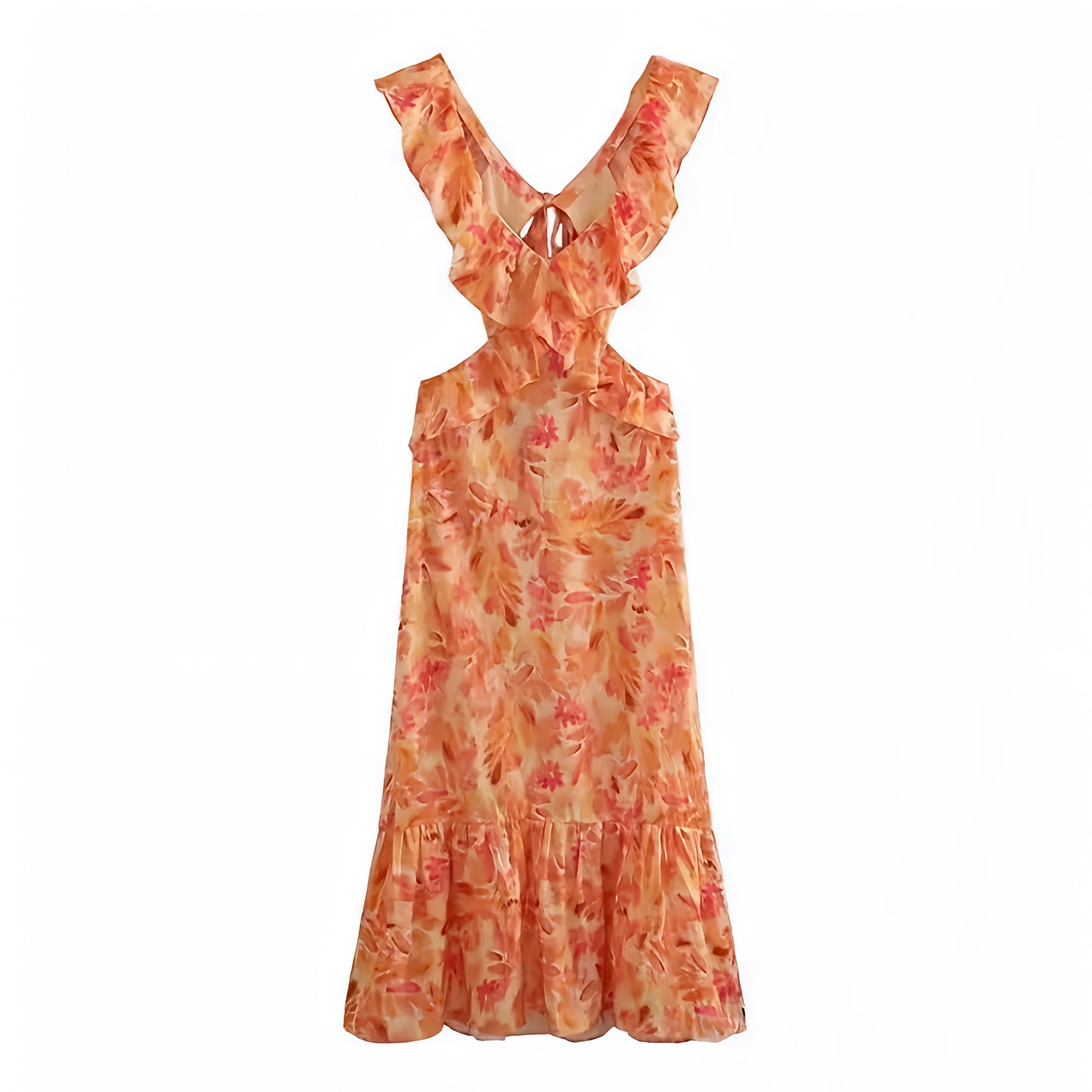 floral-print-orange-yellow-multi-color-tropical-flower-patterned-layered-ruffle-trim-scoop-neck-cut-out-backless-open-back-short-sleeve-bodycon-flowy-midi-long-maxi-dress-evening-gown-women-ladies-chic-trendy-spring-2024-summer-elegant-semi-formal-casual-classy-feminine-preppy-style-hawaiian-beach-vacation-sundress-revolve-altard-state
