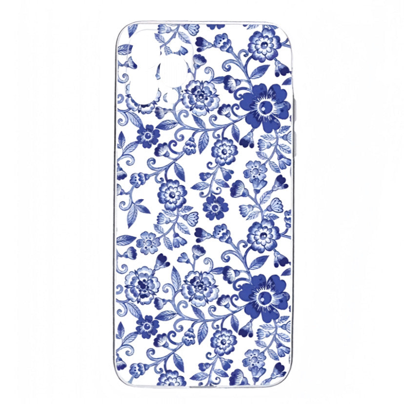 East Hampton Navy Blue Floral Print Phone Case For iPhone East Hampton Navy Blue Floral Print Phone Case For iPhone