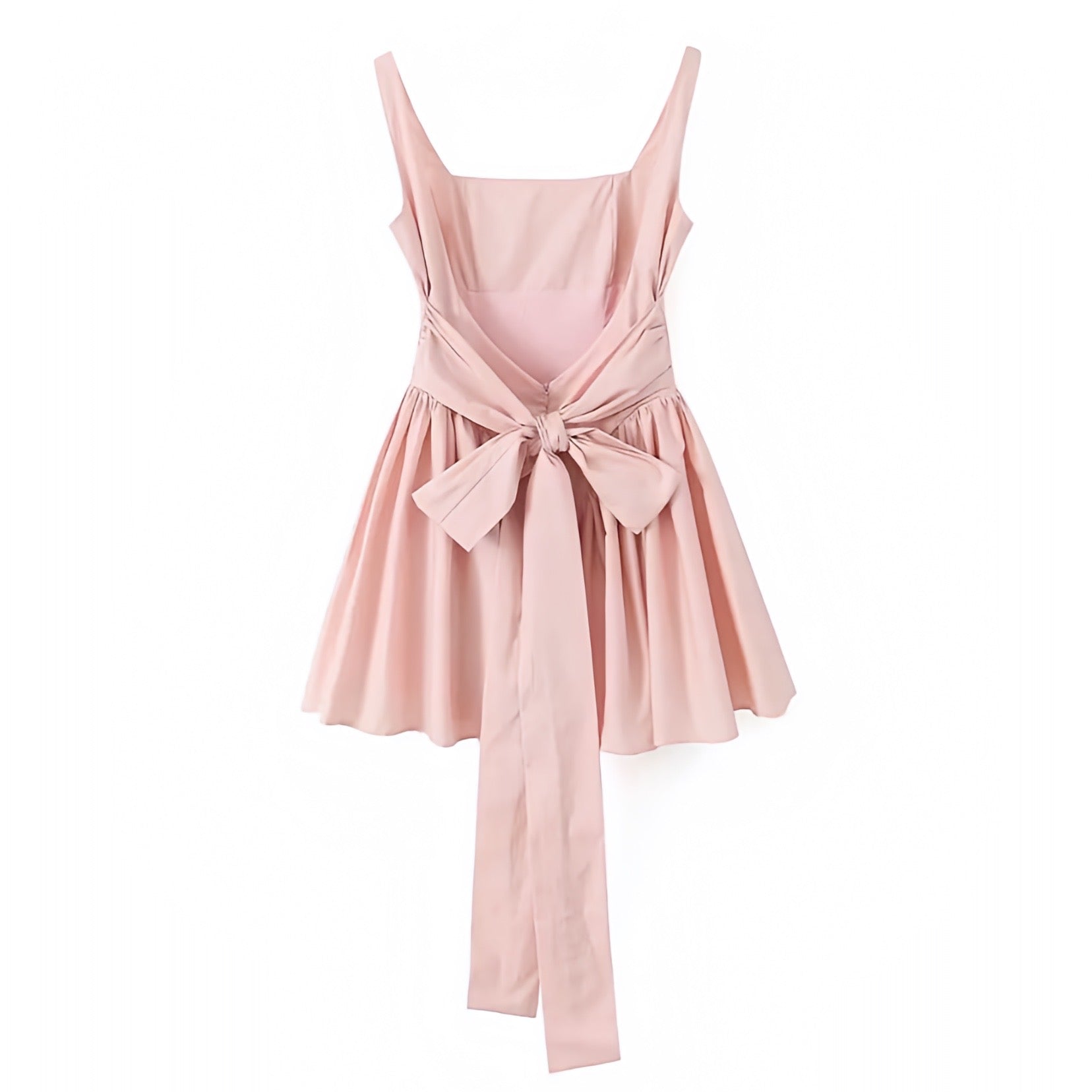 Light Pink Bow Corset Backless Drop Waist Spaghetti Strap Mini Dress Dazey Hill Light Pink Bow Corset Backless Drop Waist Spaghetti Strap Mini Dress Dazey Hill
