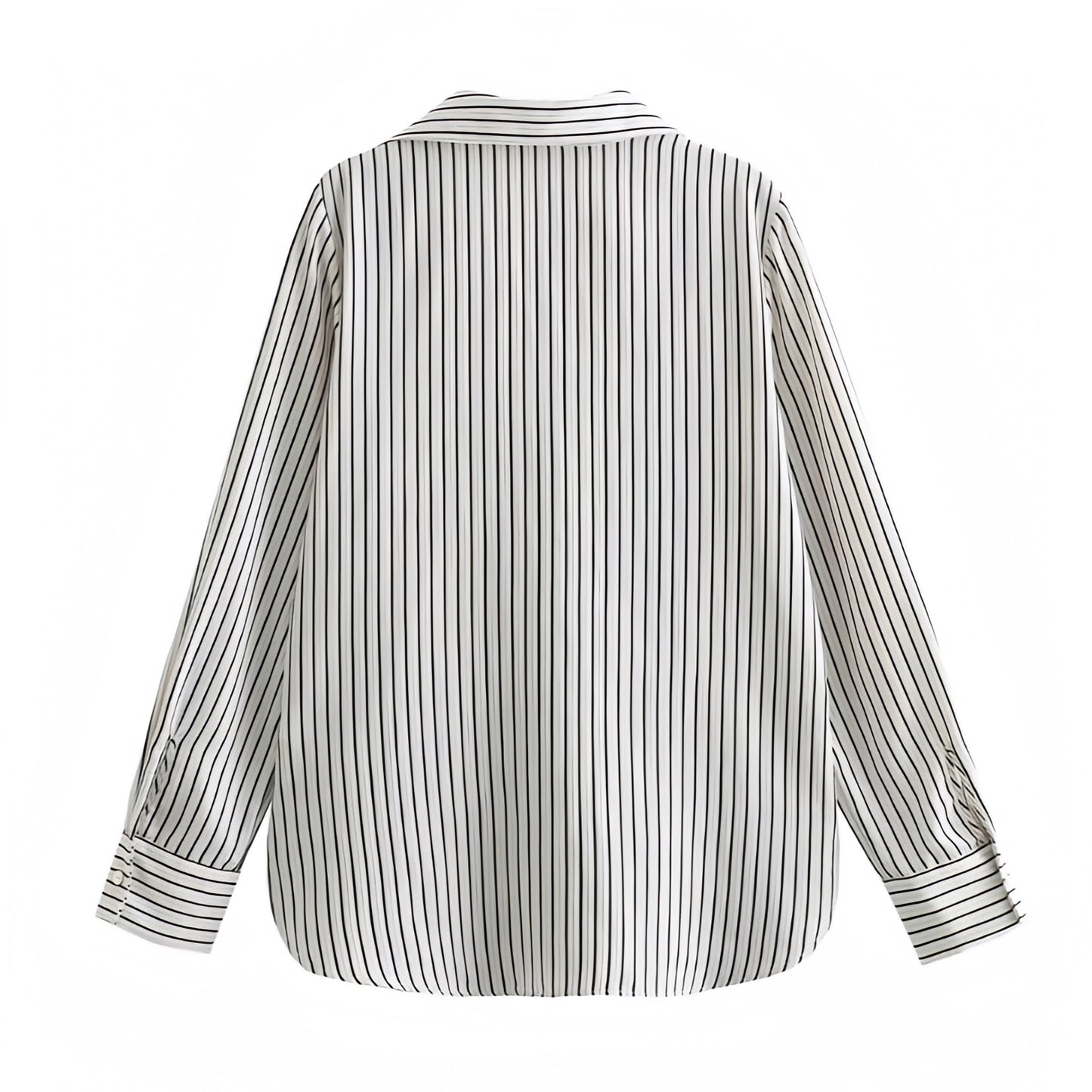 white-and-black-striped-pinstripe-v-neck-button-down-cuffed-long-sleeve-linen-cotton-light-weight-shirt-blouse-women-ladies-chic-trendy-spring-2024-summer-elegant-classy-semi-formal-business-casual-preppy-nautical-beach-wear-vacation-top-stockholm-style-european-zara-revolve-aritzia