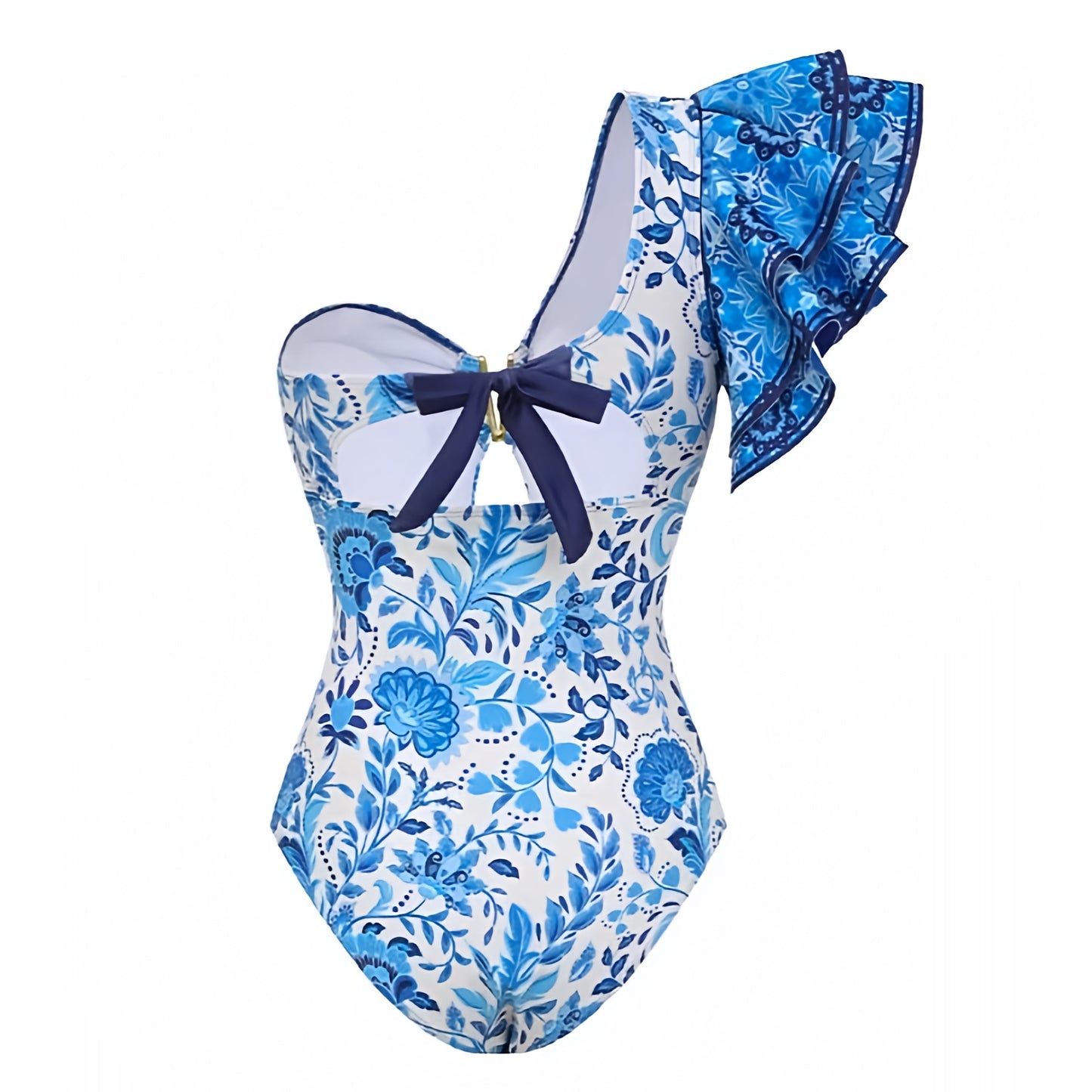 floral-print-light-blue-and-white-multi-color-flower-patterned-layered-ruffle-trim-short-puff-sleeve-one-shoulder-asymmetric-sweetheart-neckline-slim-fit-bodycon-backless-open-back-push-up-cheeky-thong-one-piece-swimsuit-swimwear-bathing-suit-women-ladies-teens-tweens-chic-trendy-spring-2024-summer-elegant-feminine-preppy-style-girlie-cute-tropical-european-greece-vacation-beach-wear-coastal-granddaughter-mamma-mia-blackbough-frankies-kulakinis-altard-state-fillyboo-roller-rabbit-revolve-dupe