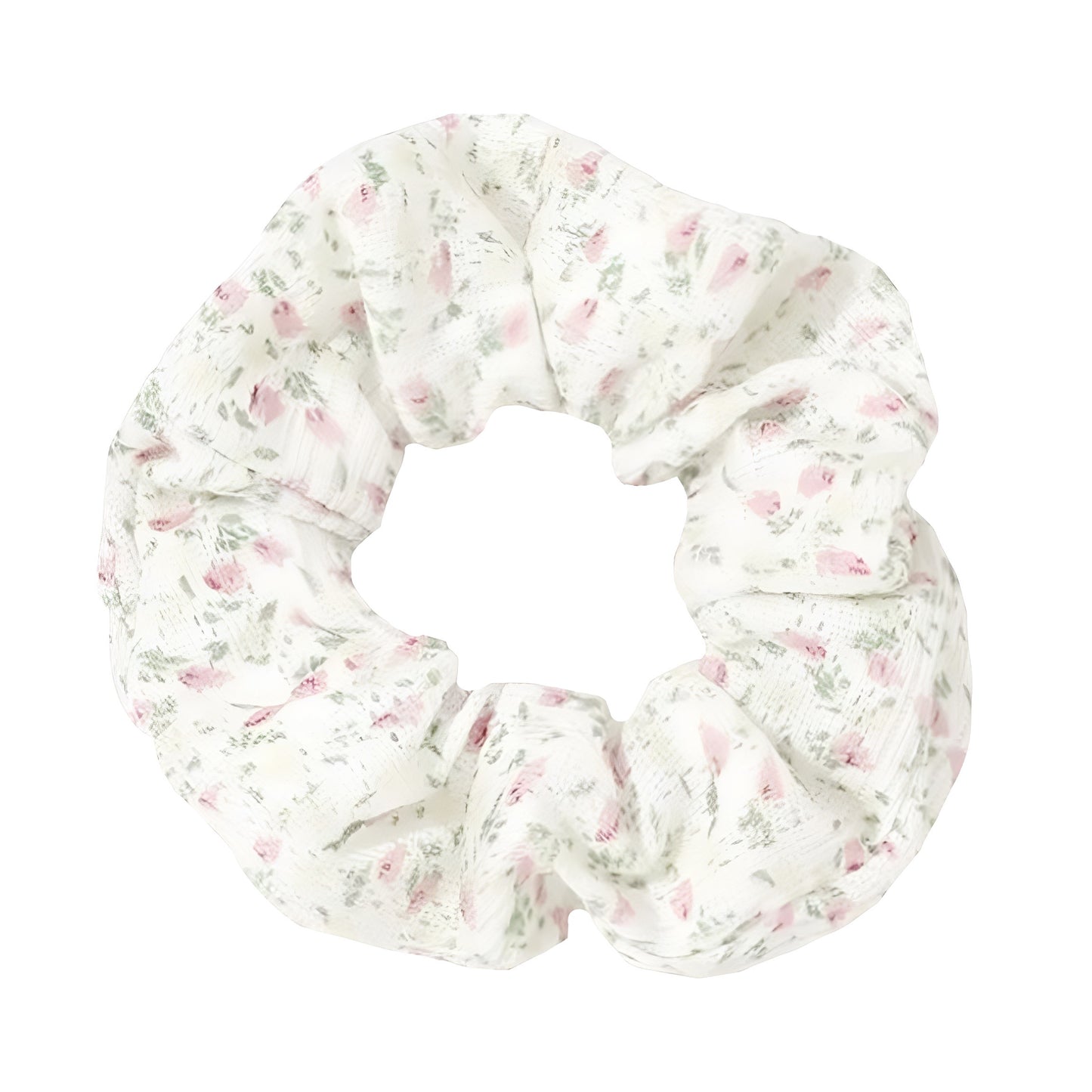 Light Pink Primrose Hair Scrunchy