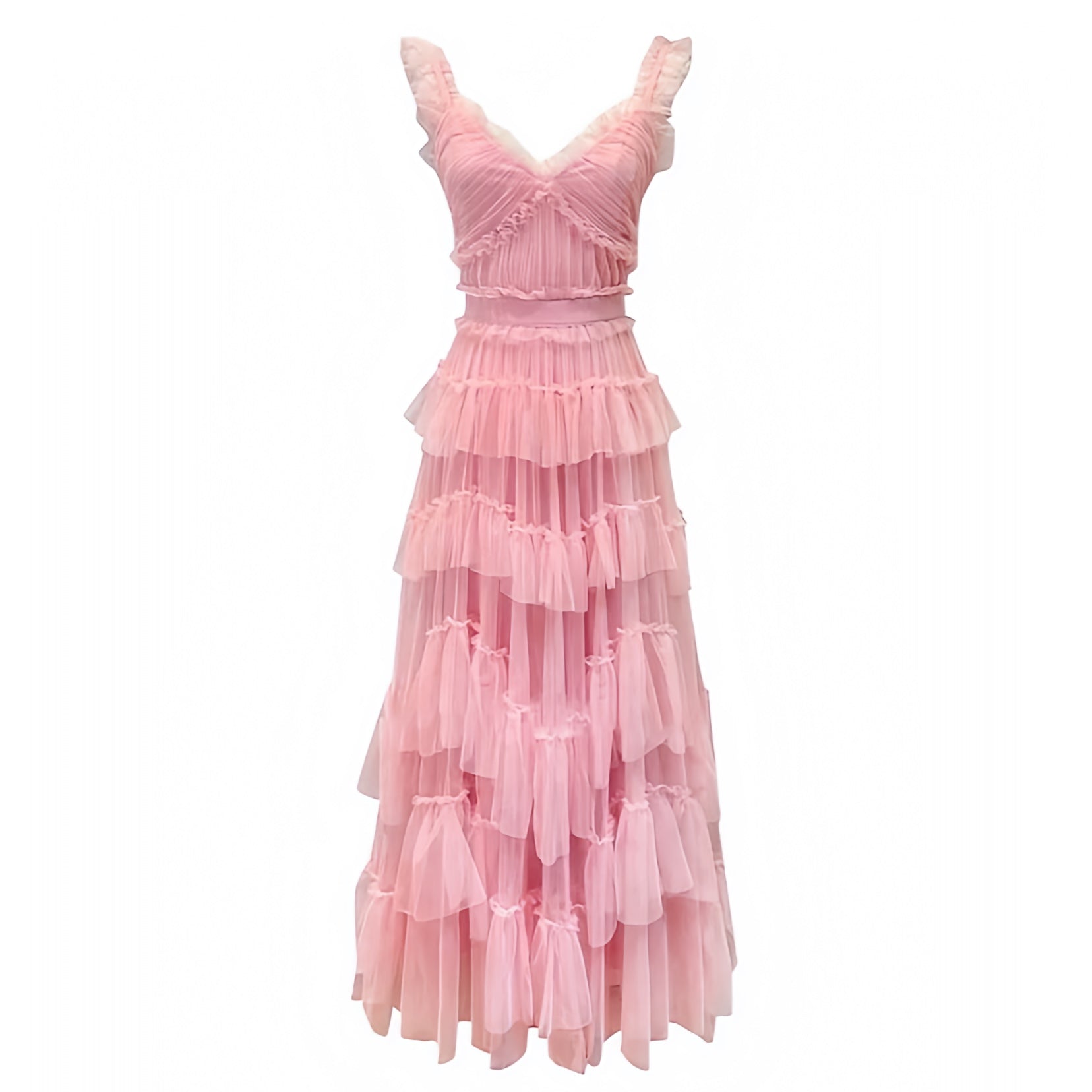 Light Pink Layered Ruffle Trim Drop Waist Spaghetti Strap Maxi Dress – Dazey Hill Light Pink Layered Ruffle Trim Drop Waist Spaghetti Strap Maxi Dress – Dazey Hill