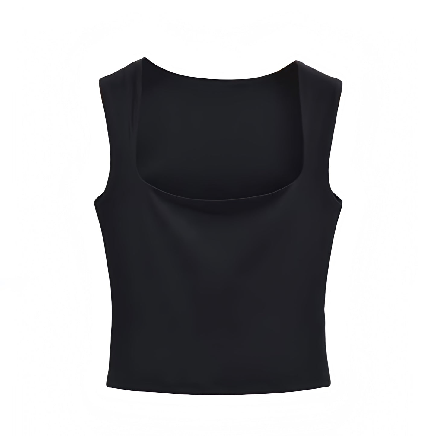 black-slim-fit-bodycon-bustier-square-neck-sleeveless-spaghetti-strap-crop-camisole-tank-top-blouse-women-ladies-chic-trendy-spring-2024-summer-elegant-casual-semi-formal-classy-feminine-party-date-night-out-sexy-club-wear-y2k-90s-minimalist-office-siren-style-zara-revolve-aritzia-white-fox-princess-polly-babyboo-iamgia-edikted-fenity