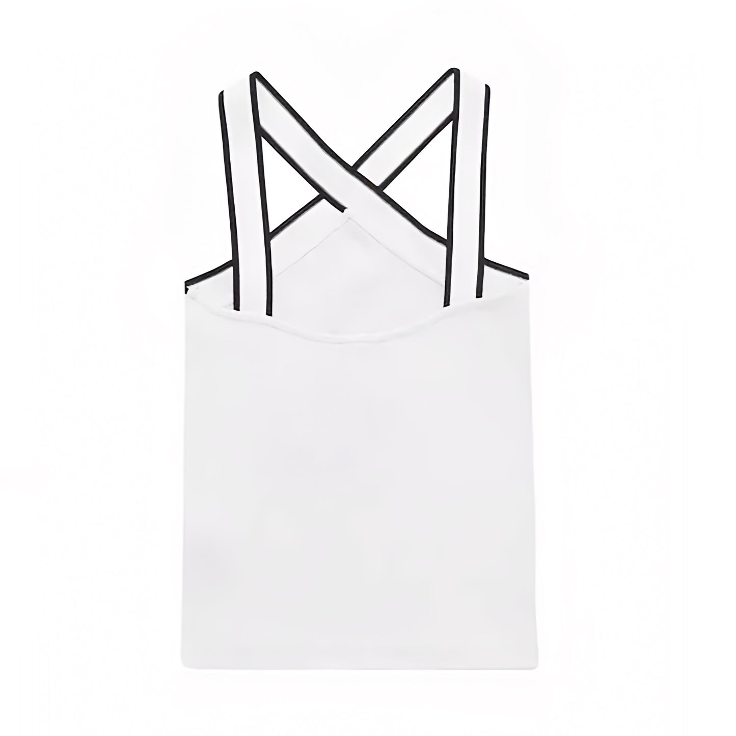 white-and-black-lined-contrast-knit-v-neck-cut-out-sleeveless-backless-open-back-halter-crop-tank-top-blouse-women-ladies-chic-trendy-spring-2024-summer-casual-elegant-semi-formal-classy-feminine-european-style-beach-wear-zara-revolve-aritzia