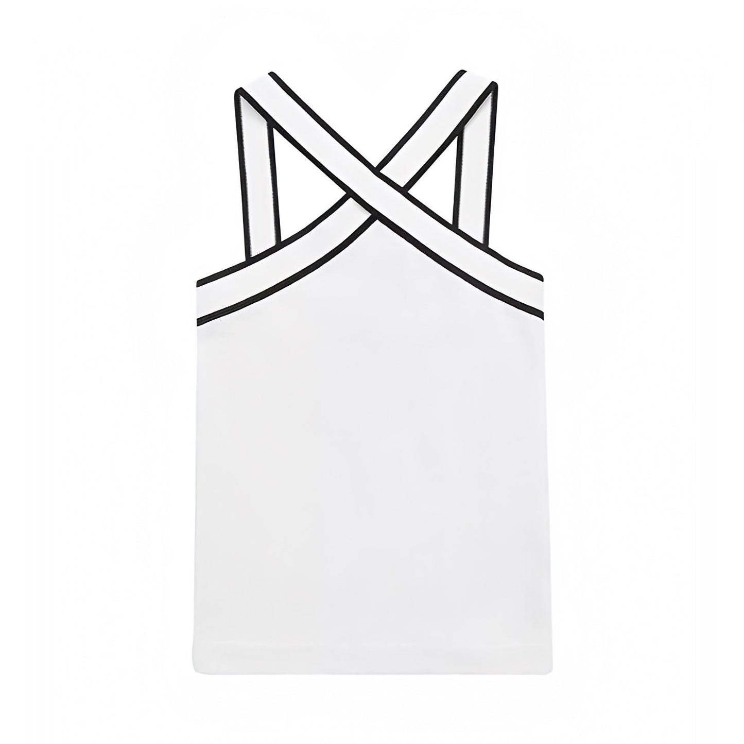 white-and-black-lined-contrast-knit-v-neck-cut-out-sleeveless-backless-open-back-halter-crop-tank-top-blouse-women-ladies-chic-trendy-spring-2024-summer-casual-elegant-semi-formal-classy-feminine-european-style-beach-wear-zara-revolve-aritzia