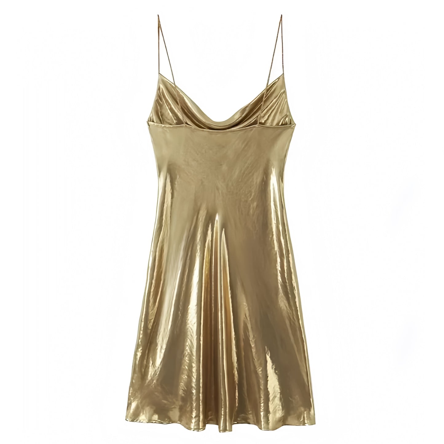 gold-yellow-metallic-shimmer-bodycon-ruched-scoop-neck-spaghetti-strap-cut-out-short-mini-slip-dress-women-ladies-spring-2024-summer-chic-trendy-elegant-semi-formal-classy-prom-gala-party-date-night-sexy-club-wear-cocktail-evening-sundress-zara-revolve