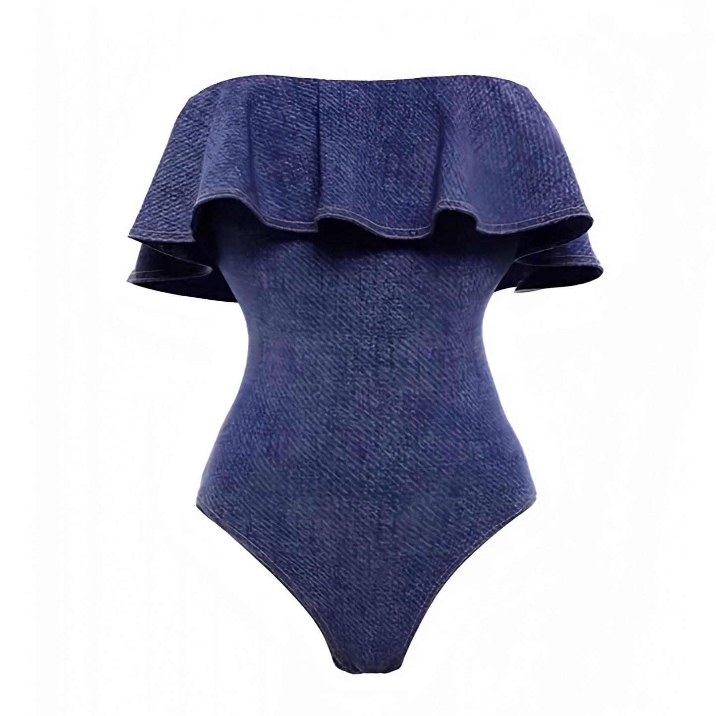 navy-blue-knit-textured-slim-fit-bodycon-ruffle-trim-bandeau-strapless-sleeveless-wireless-push-up-cheeky-thong-modest-one-piece-swimsuit-swimwear-bathing-suit-women-ladies-teens-tweens-chic-trendy-spring-2024-summer-elegant-classic-classy-feminine-preppy-style-european-greece-vacation-coastal-granddaughter-grandmillennial-mamma-mia-beach-wear-revolve-frankies-bikinis-blackbough-grey-bandit-dupe