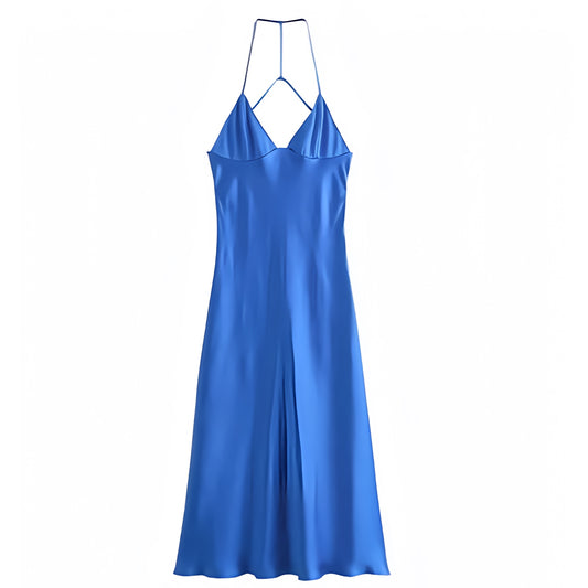 dark-royal-blue-satin-silk-metallic-slim-fit-bodycon-silhouette-v-neck-sleeveless-spaghetti-strap-backless-open-back-cut-out-halter-flowy-midi-long-maxi-dress-evening-gown-women-ladies-chic-trendy-spring-2024-summer-elegant-semi-formal-classy-feminine-prom-cocktail-party-gala-wedding-guest-homecomimg-dance-graduation-preppy-style-vacation-sundress-zara-revolve-princess-polly-whitefox-hello-molly-begining-boutique