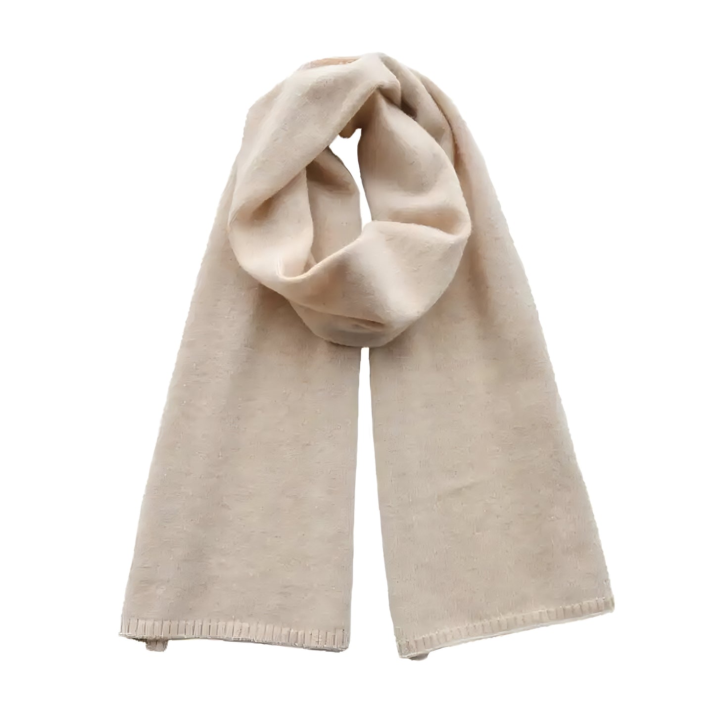 Light beige oversized knit wool scarf for women made from soft, plush wool blend yarn. Thick, cozy, and warm chunky knit texture perfect for layering and draping over outerwear in fall and winter. Elegant minimalist neutral tan design ideal for casual or chic outfits. Luxury cold-weather accessory for women, teens, and travelers. Ships worldwide including US, Australia, New Zealand, UK, Canada, and all of Europe and Asia.