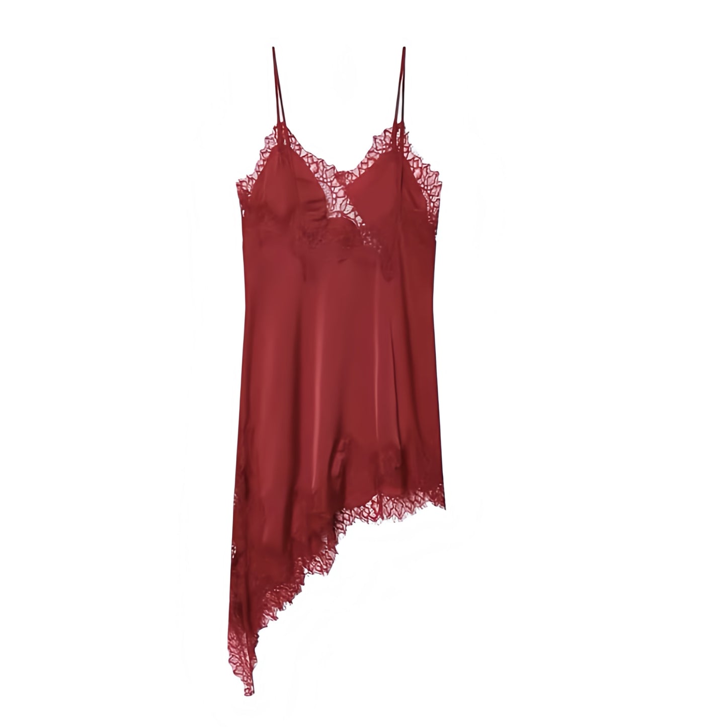 Scarlet red satin silk midi slip dress with lace trim lace embroidered floral lace detailing, dark red velvet red burgundy red tone, slim fit bodycon slim silhouette a line sheath shift style with cut out translucent accents, v neck sleeveless spaghetti strap backless high-low midi maxi slip dress sundress for womens teens ladies summer fall autumn 2025 vintage retro feminine fashion elegant party evening formal prom homecoming sexy club wear festival boho chic bohemian, ships worldwide