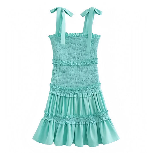 sea-foam-light-blue-turquoise-bodycon-slim-fitted-shirred-bodice-smocked-ruched-layered-ruffle-trim-tiered-boho-fit-and-flare-bow-tie-spaghetti-strap-short-sleeve-sleeveless-square-neckline-mini-dress-women-ladies-chic-trendy-spring-2024-summer-elegant-casual-semi-formal-feminine-preppy-style-prom-party-beach-wear-vacation-sundress-altard-state-zara-loveshackfancy-princess-polly-urban-outfitters-free-people-hello-molly-windsor
