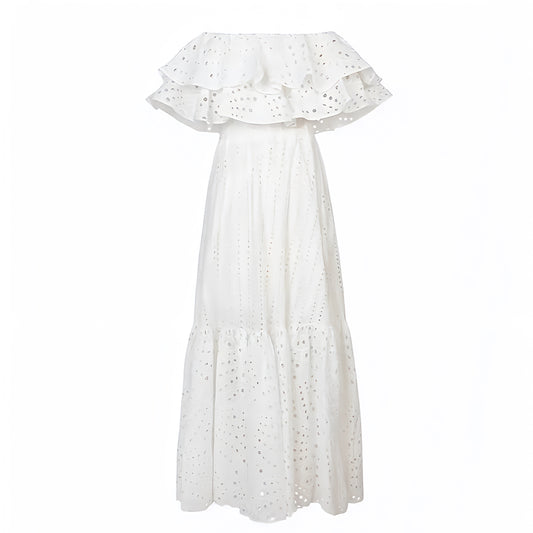 white-ivory-eyelet-embroidered-floral-patterned-striped-layered-ruffle-bodycon-drop-waist-smocked-off-shoulder-short-sleeve-bandeau-strapless-flowy-midi-long-maxi-dress-ball-gown-women-ladies-chic-trendy-spring-2024-summer-elegant-semi-formal-feminine-casual-preppy-style-prom-couture-european-beach-tropical-vacation-sundress-charo-ruiz-ibiza-revolve-zimmerman-dupe
