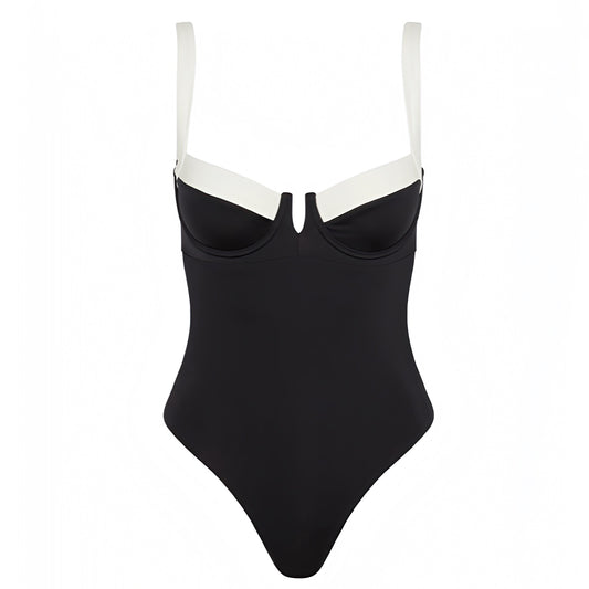 black-and-white-contrast-lined-underwire-push-up-spaghetti-strap-bodycon-one-piece-swimsuit-swimwear-bikini-bathing-suit-top-bottoms-thong-spring-2024-summer-chic-trendy-women-ladies-elegant-classy-sexy-brazilian-european-french-old-money-quiet-luxury-beach-wear-vacation-same-oneone-revolve