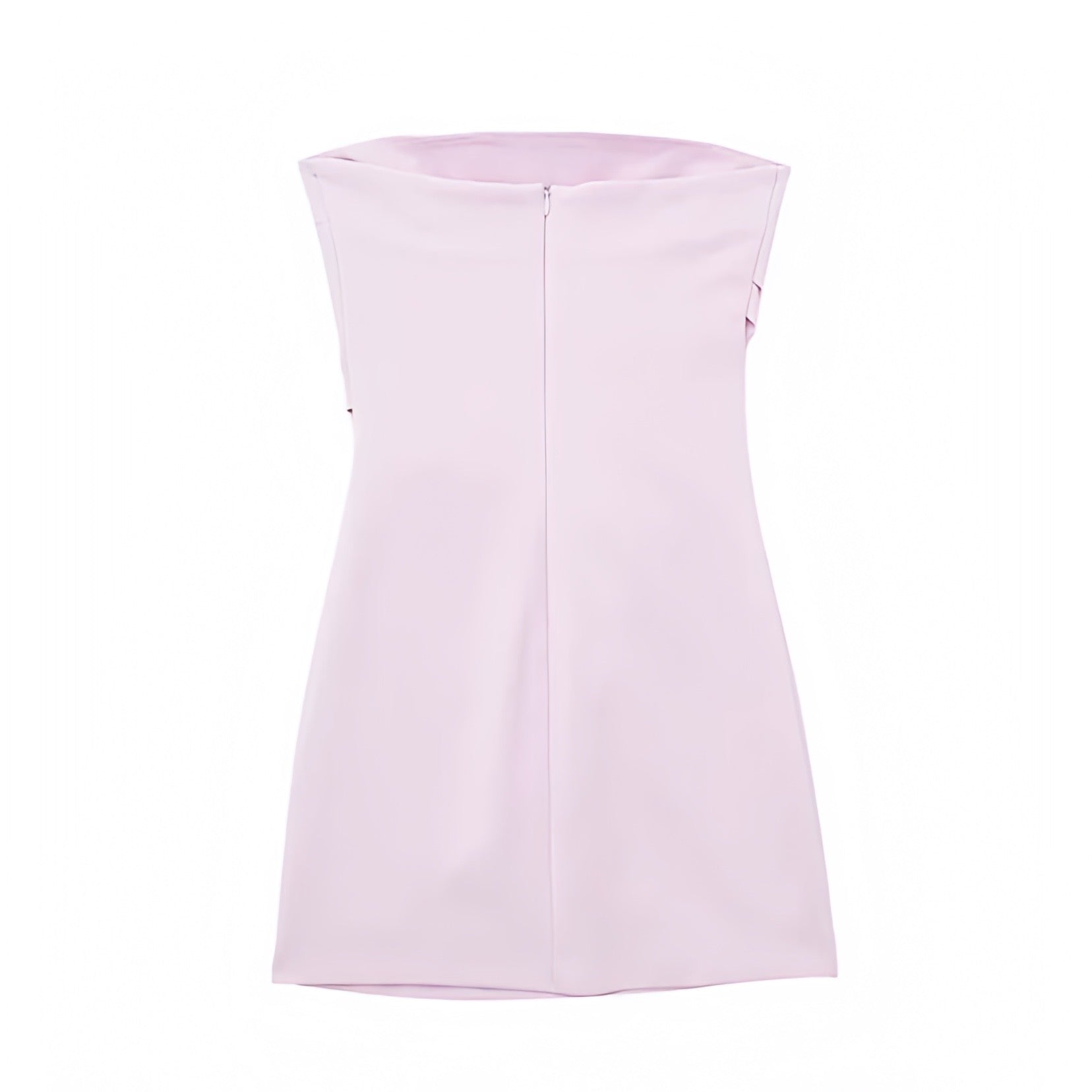 Women's Light Pink Bodycon Ruched Strapless Slip Mini Dress | 2024 Dazey Hill Women's Light Pink Bodycon Ruched Strapless Slip Mini Dress | 2024 Dazey Hill