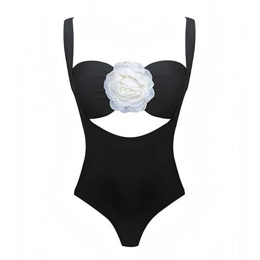 black-and-white-contrast-rose-flower-floral-applique-3d-bodycon-cut-out-push-up-wireless-square-neck-bandeau-cheeky-thong-spaghetti-strap-one-piece-swimsuit-swimwear-bathing-suit-women-ladies-chic-trendy-spring-2024-summer-elegant-classy-sexy-parisian-french-european-style-vacation-beach-wear-old-money-quiet-luxury-same-oneone-revolve