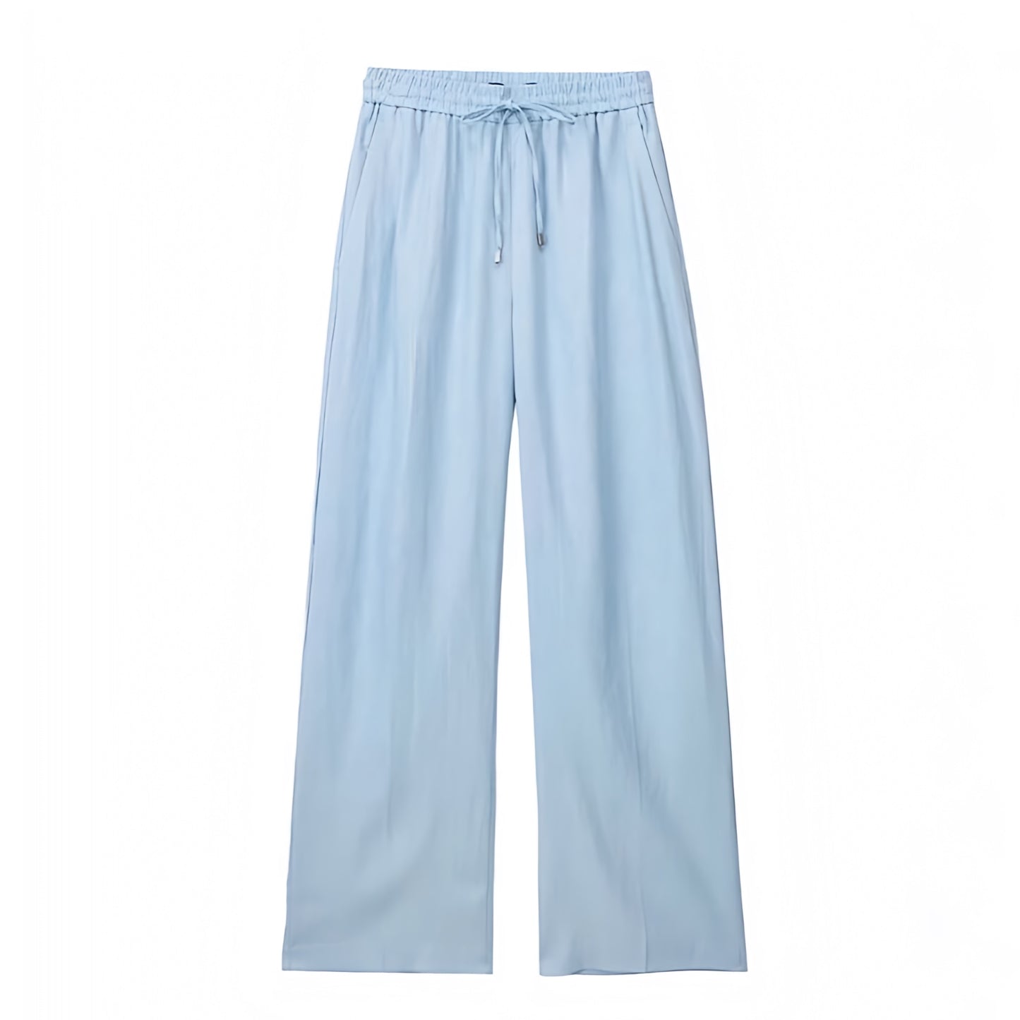 light-blue-cotton-linen-mid-low-rise-waisted-draw-string-tie-fitted-waist-straight-wide-leg-loose-trouser-pants-joggers-sweatpants-with-pockets-comfortable-cozy-women-ladies-chic-trendy-spring-2024-summer-elegant-casual-feminine-lounge-european-vacation-beach-wear-coastal-granddaughter-zara-revolve-aritzia-brandy-melville-pacsun