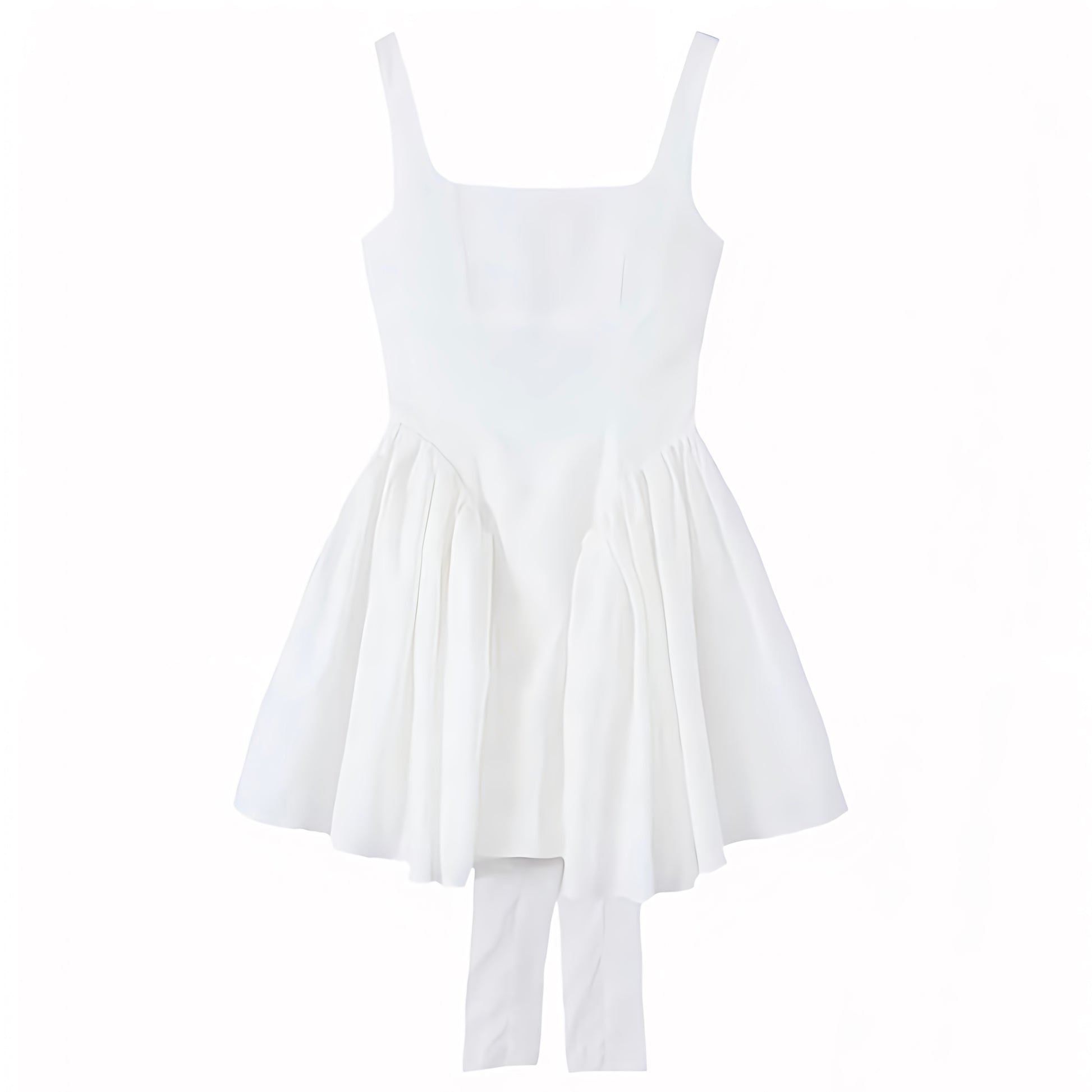 Women's White Bow Corset Bustier Backless Drop Waist Mini Dress | 2024 Dazey Hill Women's White Bow Corset Bustier Backless Drop Waist Mini Dress | 2024 Dazey Hill