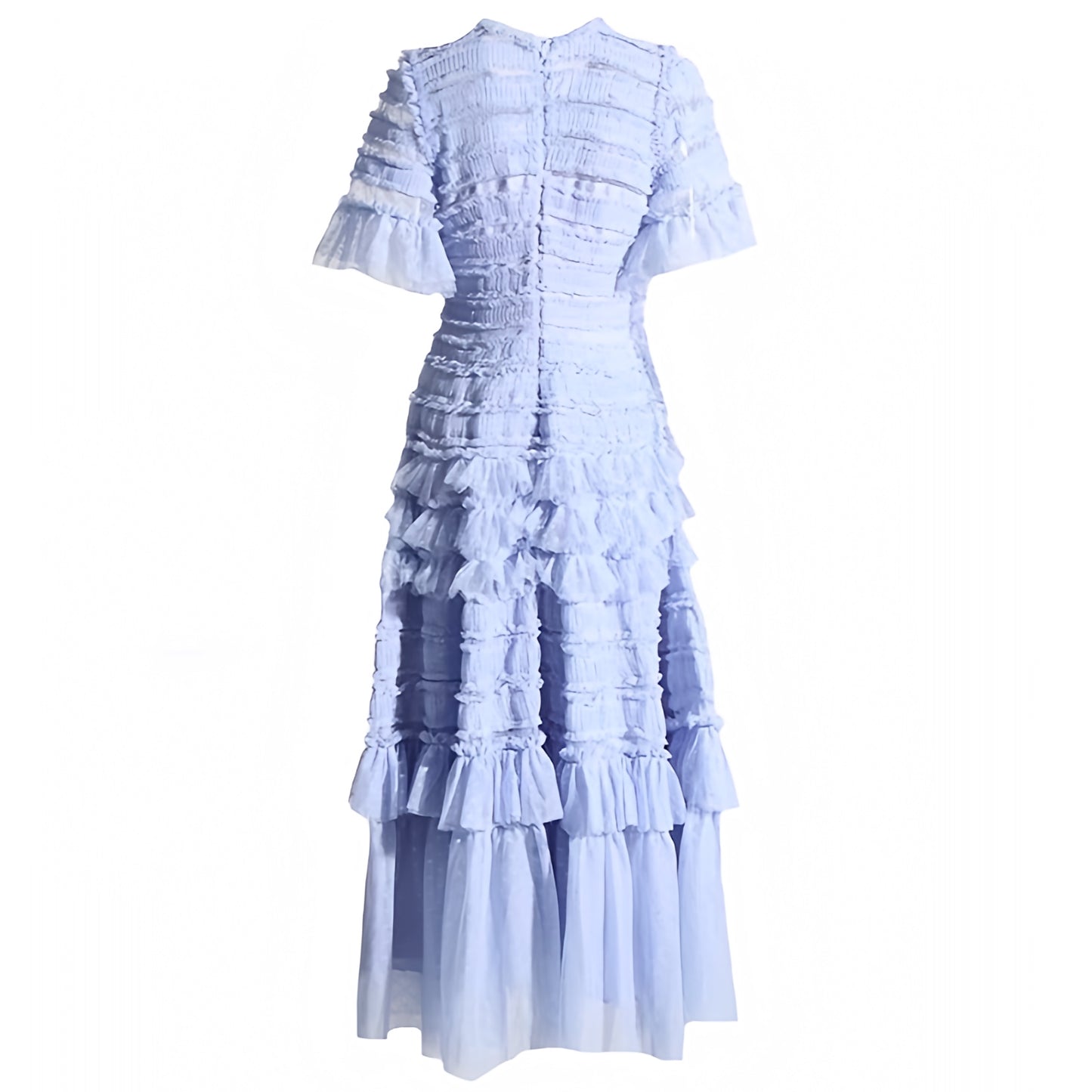 light-blue-layered-ruffle-trim-feathered-mesh-patterned-bodycon-slim-fitted-bodice-drop-waist-round-neck-short-sleeve-flowy-tiered-fit-and-flare-midi-long-maxi-dress-ball-gown-couture-women-ladies-chic-trendy-spring-2024-summer-semi-formal-elegant-classy-casual-feminine-gala-prom-debutante-wedding-guest-party-preppy-style-beach-vacation-sundress-zimmerman-revolve-loveshackfancy-dupe