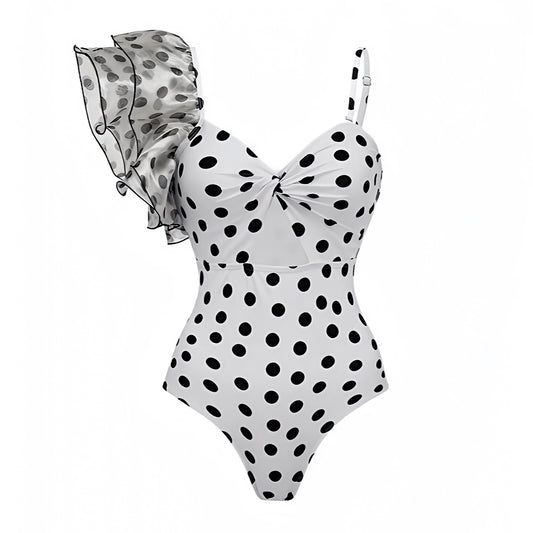 black-and-white-polka-dot-contrast-patterned-slim-fit-bodycon-layered-ruffle-trim-sweetheart-neckline-spaghetti-strap-puff-sleeve-one-shoulder-asymmetric-wireless-push-up-cheeky-thong-modest-one-piece-swimsuit-swimwear-bathing-suit-women-ladies-teens-chic-trendy-spring-2024-summer-elegant-classy-classic-feminine-preppy-style-old-money-european-vacation-beach-wear-revolve-same-oneone-frankies-bikinis-dupe