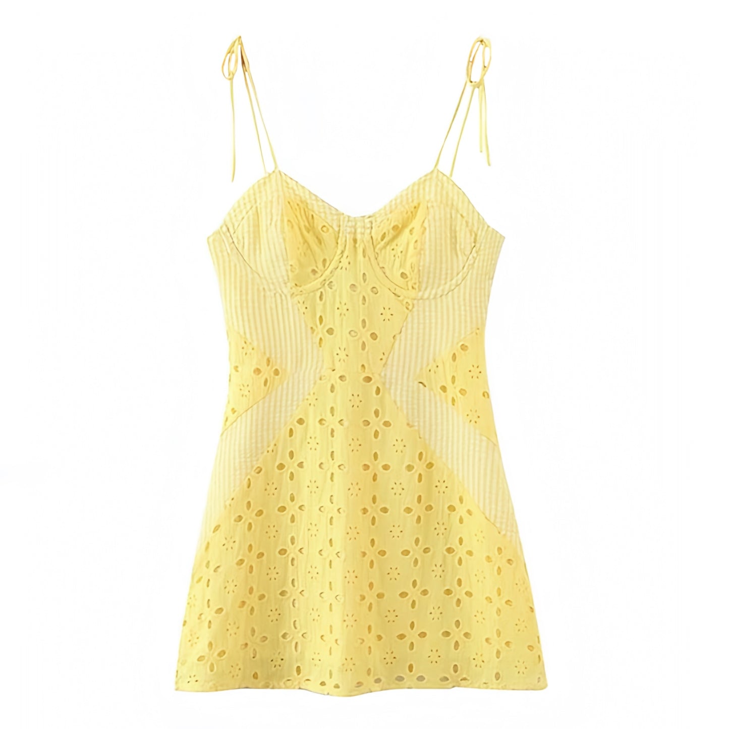yellow-eyelet-embroidered-broderie-pointelle-striped-gingham-ribbed-shirred-slim-fit-bodycon-corset-bustier-underwire-sweetheart-neckline-spaghetti-strap-sleeveless-backless-open-back-short-mini-dress-women-ladies-teens-tweens-chic-trendy-spring-2024-summer-elegant-casual-semi-formal-feminine-preppy-style-prom-homecoming-hoco-dance-wedding-guest-boho-bohemian-european-tropical-beach-wear-vacation-sundress-dresses-altard-state-zara-revolve-aritzia-urban-outfitters-charo-ruiz-dupe