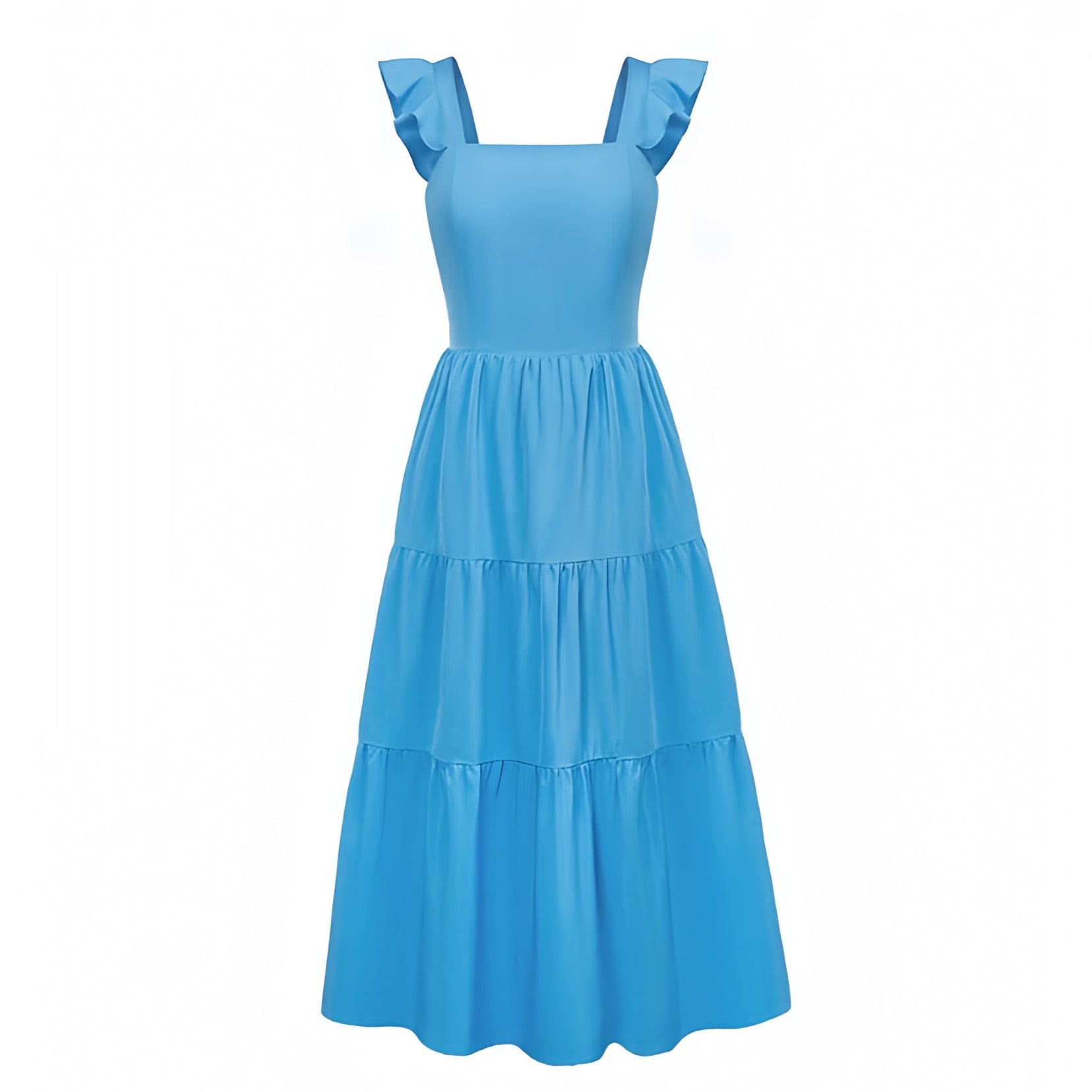 sea-light-blue-layered-ruffle-trim-short-sleeve-bodycon-square-neck-drop-waist-tiered-flowy-linen-midi-long-maxi-dress-ball-gown-women-ladies-chic-trendy-spring-2024-summer-elegant-semi-formal-casual-feminine-preppy-style-prom-party-debutante-beach-vacation-sundress-altard-state-hill-house-revolve