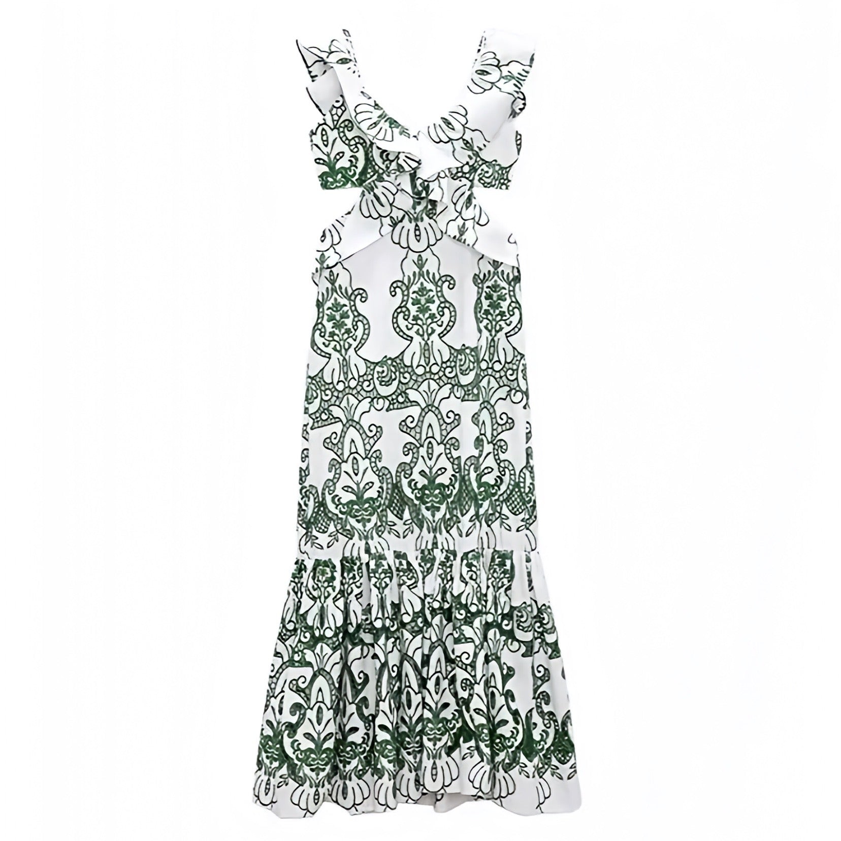 dark-green-and-white-multi-color-embroidered-eyelet-layered-ruffle-trim-scoop-neck-cut-out-backless-open-back-short-sleeve-bodycon-flowy-midi-long-maxi-dress-evening-gown-women-ladies-chic-trendy-spring-2024-summer-elegant-semi-formal-casual-classy-feminine-preppy-style-european-beach-vacation-sundress-revolve-altard-state