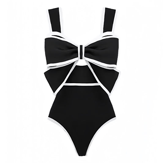 black-and-white-lined-contrast-striped-slim-fit-bodycon-cut-out-bow-sweetheart-neckline-spaghetti-strap-sleeveless-backless-open-back-wireless-push-up-cheeky-thong-modest-one-piece-swimsuit-swimwear-bathing-suit-women-ladies-teens-chic-trendy-spring-2024-summer-elegant-classy-classic-feminine-preppy-style-old-money-european-vacation-beach-wear-revolve-same-oneone-frankies-bikinis-dupe
