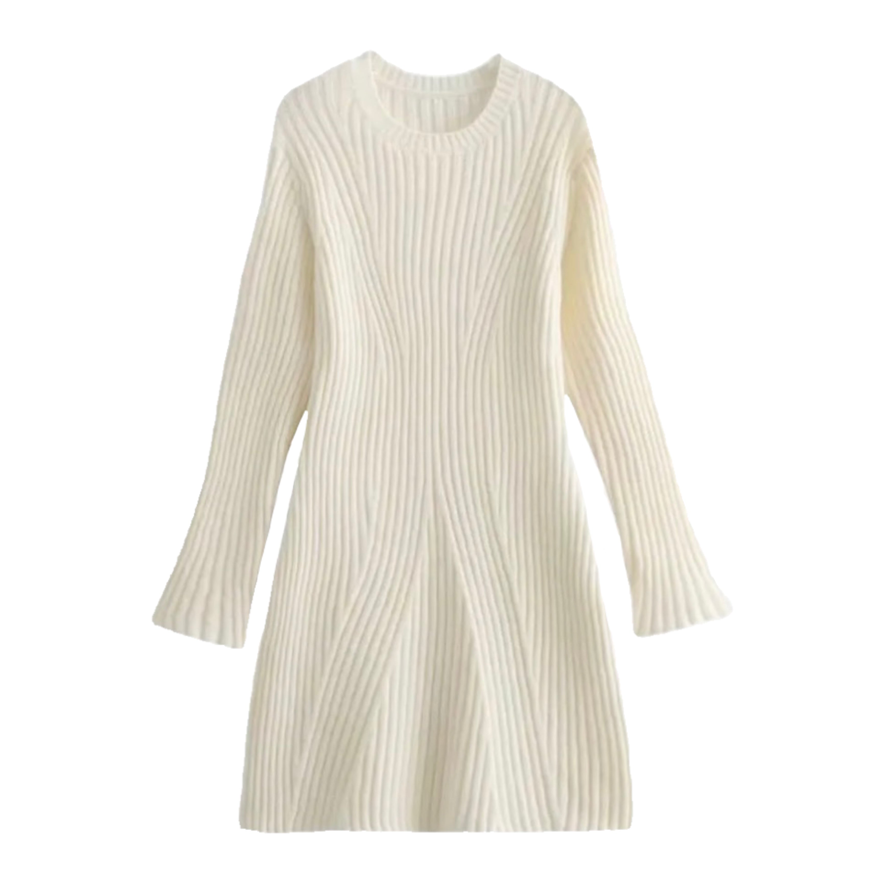 Ivory knit dress best sale