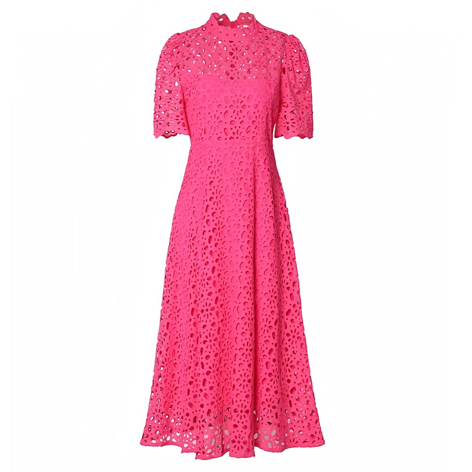 hot-bright-pink-eyelet-embroidered-broderie-patterned-cut-out-slim-fit-bodycon-fitted-drop-waist-round-turtleneck-short-sleeve-flowy-midi-long-maxi-dress-ball-gown-couture-women-ladies-chic-trendy-spring-2024-summer-elegant-semi-formal-casual-feminine-classy-prom-gala-preppy-style-debutante-wedding-guest-party-tropical-european-vacation-sundress-altard-state-revolve-zimmerman-loveshackfancy