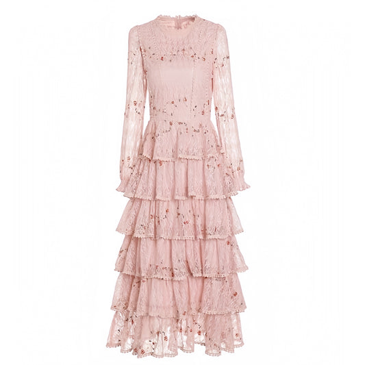 floral-print-light-pink-flower-patterned-rose-lace-embroidered-broderie-layered-ruffle-trim-bodycon-slim-fitted-bodice-drop-waist-fit-and-flare-round-neck-translucent-long-sleeve-bouffant-flowy-boho-midi-maxi-dress-ball-gown-couture-women-ladies-chic-trendy-spring-2024-summer-elegant-semi-formal-casual-classy-feminine-prom-gala-debutante-wedding-guest-party-extravagent-preppy-style-sundress-altard-state-zimmerman-revolve-loveshackfancy-dupe
