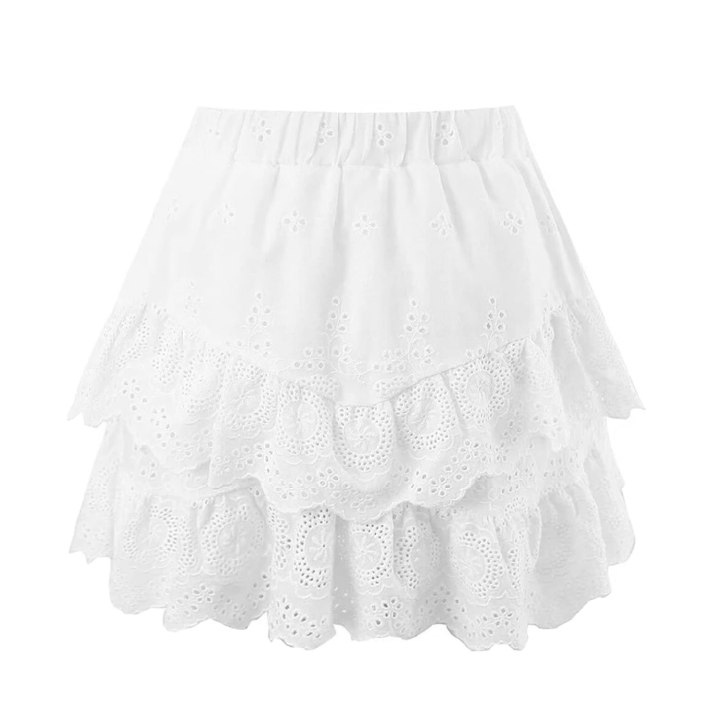 white-eyelet-embroidered-broderie-pointelle-patterned-slim-fitted-waist-layered-ruffle-trim-fit-and-flare-drop-waist-low-mid-rise-waisted-tiered-flowy-linen-boho-bohemian-short-mini-skirt-skort-women-ladies-teens-tweens-chic-trendy-spring-2024-summer-elegant-casual-semi-formal-feminine-classic-preppy-coastal-granddaughter-grandmillennial-tropical-european-vacation-beach-wear-stockholm-style-skirts-altard-state-zara-loveshackfancy-subdued-charo-ruiz-dupe