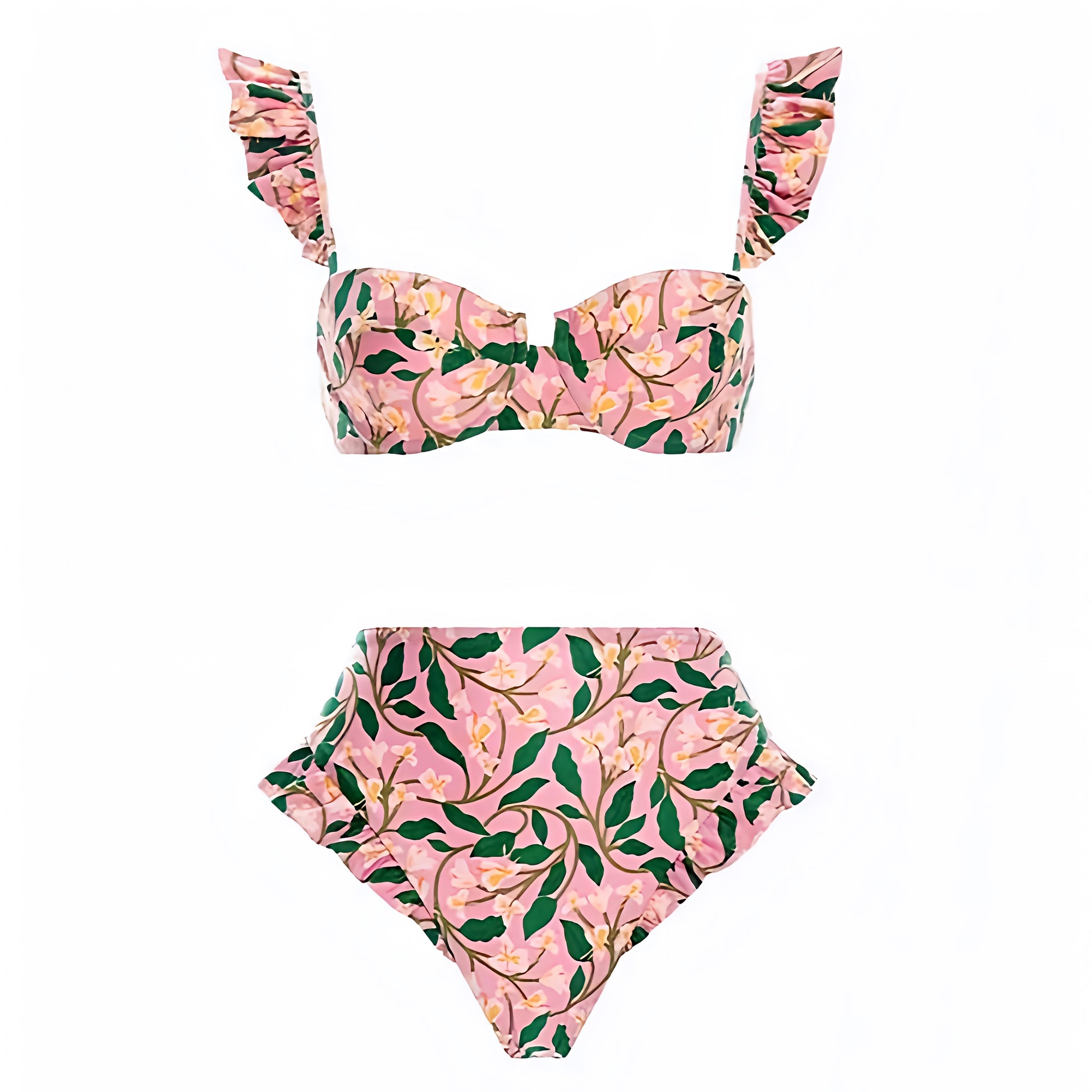 floral-print-pink-yellow-green-multi-color-flower-patterned-ruffle-trim-sweetheart-neckline-spaghetti-strap-sleeveless-backless-open-back-underwire-push-up-cheeky-thong-boho-bohemian-2-piece-bikini-set-top-bottoms-swimsuit-swimwear-bathing-suit-women-ladies-teens-tweens-chic-trendy-spring-2024-summer-elegant-feminine-preppy-style-tropical-hawaiian-vacation-beach-wear-revolve-altard-state-loveshackfancy-frankies-bikinis-blackbough-kulakinis-fillyboo-dupe