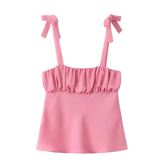 light-bright-pink-slim-fit-ruched-smocked-sleeveless-spaghetti-strap-bow-backless-open-back-tiered-boho-bohemian-full-length-hip-camisole-crop-tank-top-blouse-shirt-women-ladies-teens-tweens-chic-trendy-spring-2024-summer-elegant-casual-semi-formal-feminine-classy-preppy-beach-wear-stockholm-style-tops-zara-urban-outfitters-aritzia-revolve-brandy-melville-altard-state-dupe