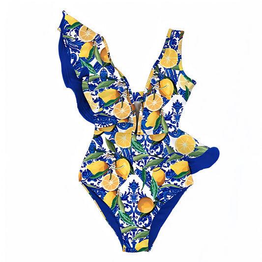 blue-and-white-yellow-multi-color-lemon-floral-print-patterned-layered-ruffle-trim-v-neck-slim-fit-bodycon-short-sleeve-cheeky-thong-one-piece-swimsuit-swimwear-bathing-suit-women-ladies-chic-trendy-spring-2024-summer-elegant-modest-couture-preppy-style-european-vacation-beach-wear-revolve-zimmerman-fillyboo