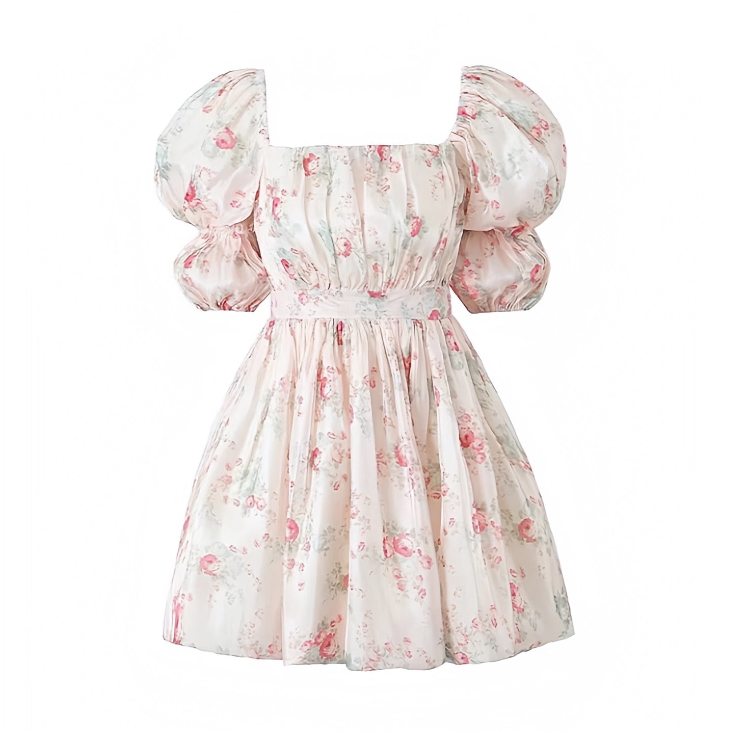 floral-print-light-pink-and-white-multi-color-flower-patterned-layered-ruffle-short-puff-sleeve-square-neck-bustier-drop-waist-slim-fit-babydoll-bubble-balloon-mini-dress-ball-gown-spring-2024-summer-women-ladies-chic-trendy-elegant-semi-formal-casual-classy-feminine-tea-party-prom-gala-preppy-style-sundress-altard-state-princess-polly-revolve