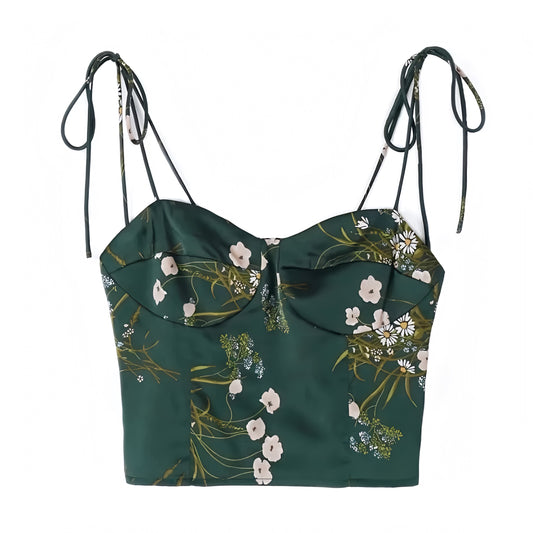 floral-print-dark-green-emerald-olive-multi-color-flower-patterned-satin-silk-slim-fit-corset-bustier-spaghetti-strap-sleeveless-backless-open-back-crop-cami-tank-top-blouse-spring-2024-summer-chic-women-ladies-elegant-casual-classy-feminine-semi-formal-preppy-style-zara-revolve-princess-polly-altard-state-edikted-urban-outfitters-brandy-melville