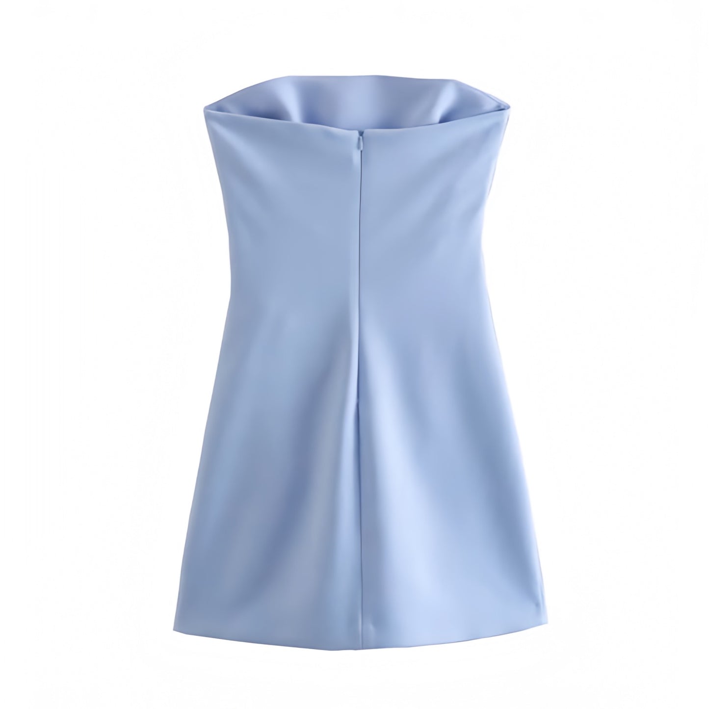 light-blue-bodycon-corset-ruched-strapless-sleeveless-bandeau-slip-short-mini-dress-women-ladies-chic-trendy-spring-2024-summer-elegant-semi-formal-classy-feminine-day-party-prom-preppy-style-beach-vacation-sundress-zara-revolve-aritzia-dupe