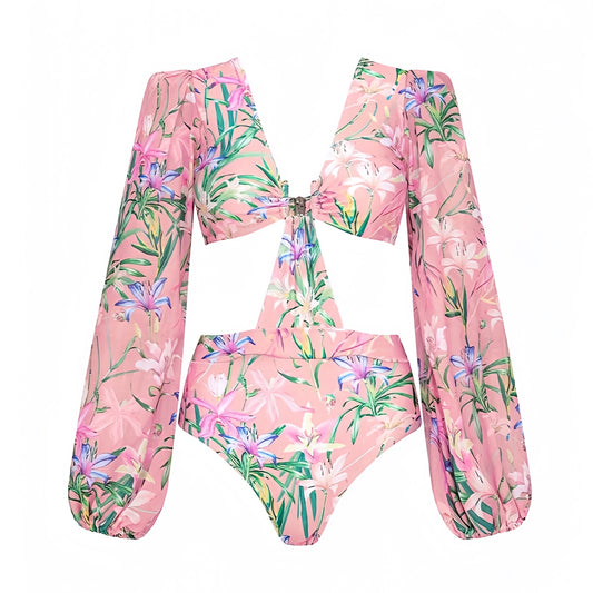 floral-print-light-pink-purple-yellow-green-multi-color-tropical-flower-patterned-slim-fit-bodycon-cut-out-v-neck-long-sleeve-backless-open-back-wireless-push-up-cheeky-thong-boho-bohemian-modest-one-piece-swimsuit-bikini-set-swimwear-bathing-suit-women-ladies-teens-tweens-chic-trendy-spring-2024-summer-elegant-feminine-preppy-style-hawaiian-vacation-beach-wear-revolve-altard-state-loveshackfancy-frankies-bikinis-blackbough-kulakinis-fillyboo-dupe