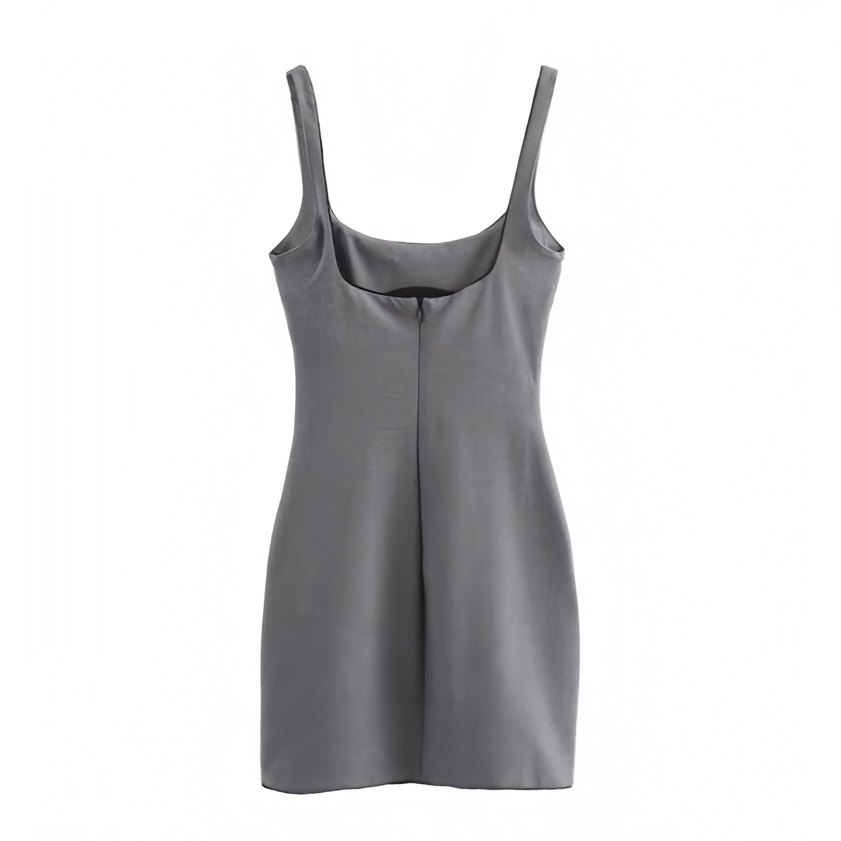 sexy grey dress Women's Light Gray Bodycon Spaghetti Strap Mini Dress – Dazey Hill