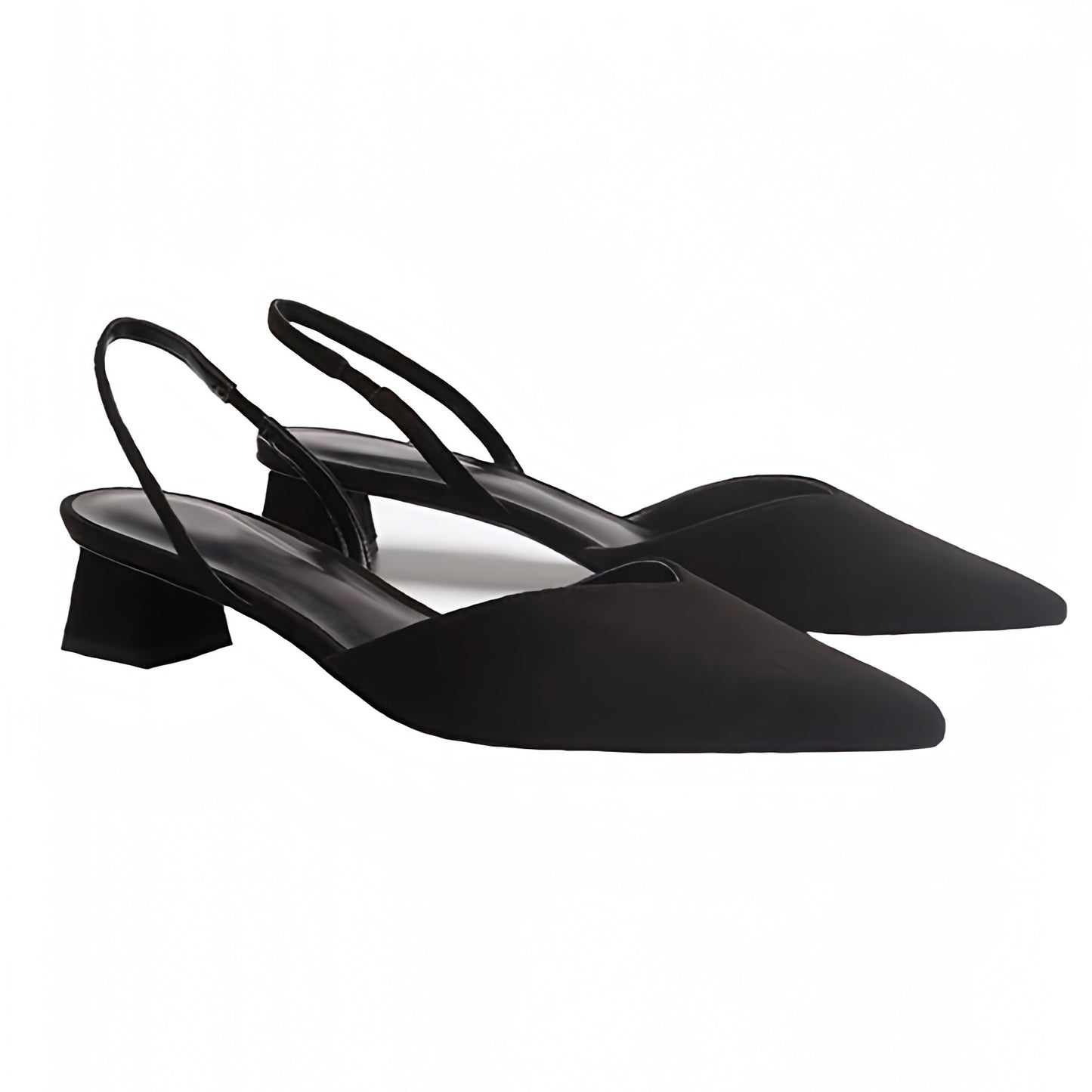 black-slim-fit-slingback-strappy-low-medium-mid-block-heel-vegan-faux-suede-leather-pointy-toe-kitten-silhouette-sandals-high-heels-pumps-shoes-women-ladies-chic-trendy-spring-2024-summer-elegant-classy-classic-feminine-semi-formal-casual-vintage-gala-prom-hoco-homecoming-date-night-out-sexy-vacation-old-money-quiet-luxury-90s-minimalist-minimalism-office-siren-stockholm-style-revolve-dolce-vita-dupe