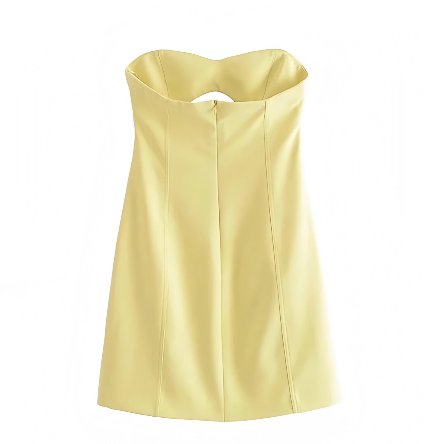 light-yellow-slim-fit-bodycon-corset-cut-out-pencil-strapless-sleeveless-sweetheart-neckline-bandeau-short-mini-dress-women-ladies-teens-tweens-chic-trendy-spring-2024-summer-elegant-casual-semi-formal-feminine-preppy-style-prom-homecoming-hoco-dance-wedding-guest-boho-bohemian-vacation-sundress-dresses-altard-state-zara-revolve-aritzia-urban-outfitters-dupe