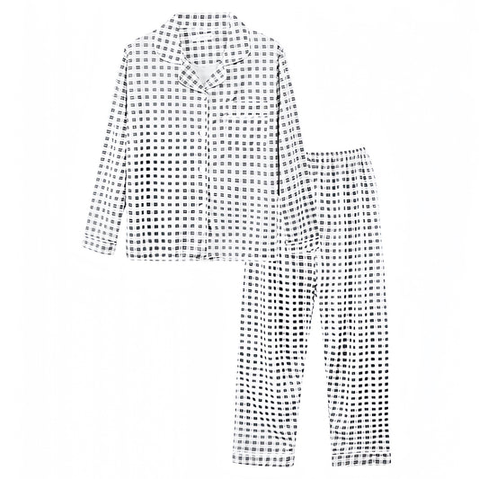 light-grey-gray-and-white-gingham-checkered-plaid-patterned-cotton-linen-v-neck-button-down-long-sleeve-shirt-top-mid-low-rise-pants-bottoms-pajama-two-piece-set-pjs-cozy-comfy-lounge-wear-women-ladies-chic-trendy-spring-2024-summer-preppy-style-casual-feminine-european-vanilla-girl-classy-elegant-eber-jey-roller-rabbit-dupe