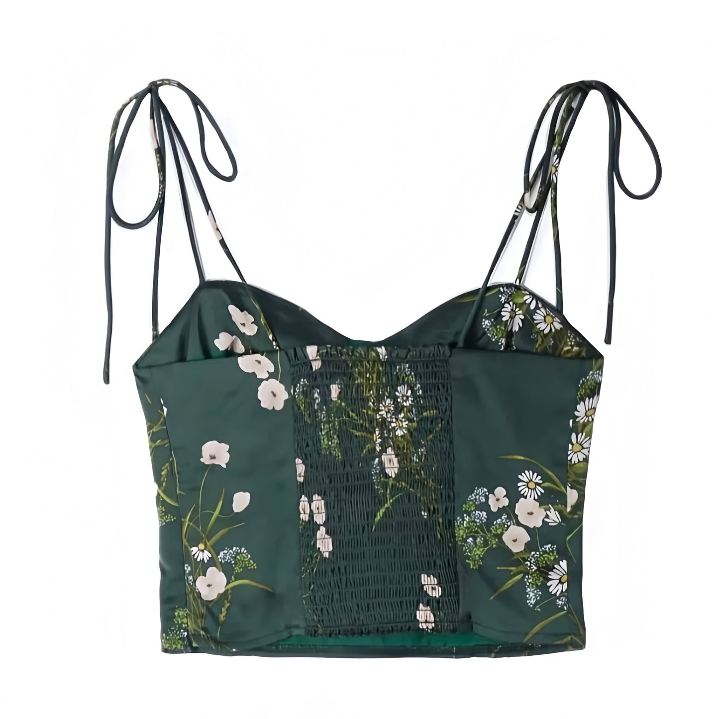 floral-print-dark-green-emerald-olive-multi-color-flower-patterned-satin-silk-slim-fit-corset-bustier-spaghetti-strap-sleeveless-backless-open-back-crop-cami-tank-top-blouse-spring-2024-summer-chic-women-ladies-elegant-casual-classy-feminine-semi-formal-preppy-style-zara-revolve-princess-polly-altard-state-edikted-urban-outfitters-brandy-melville