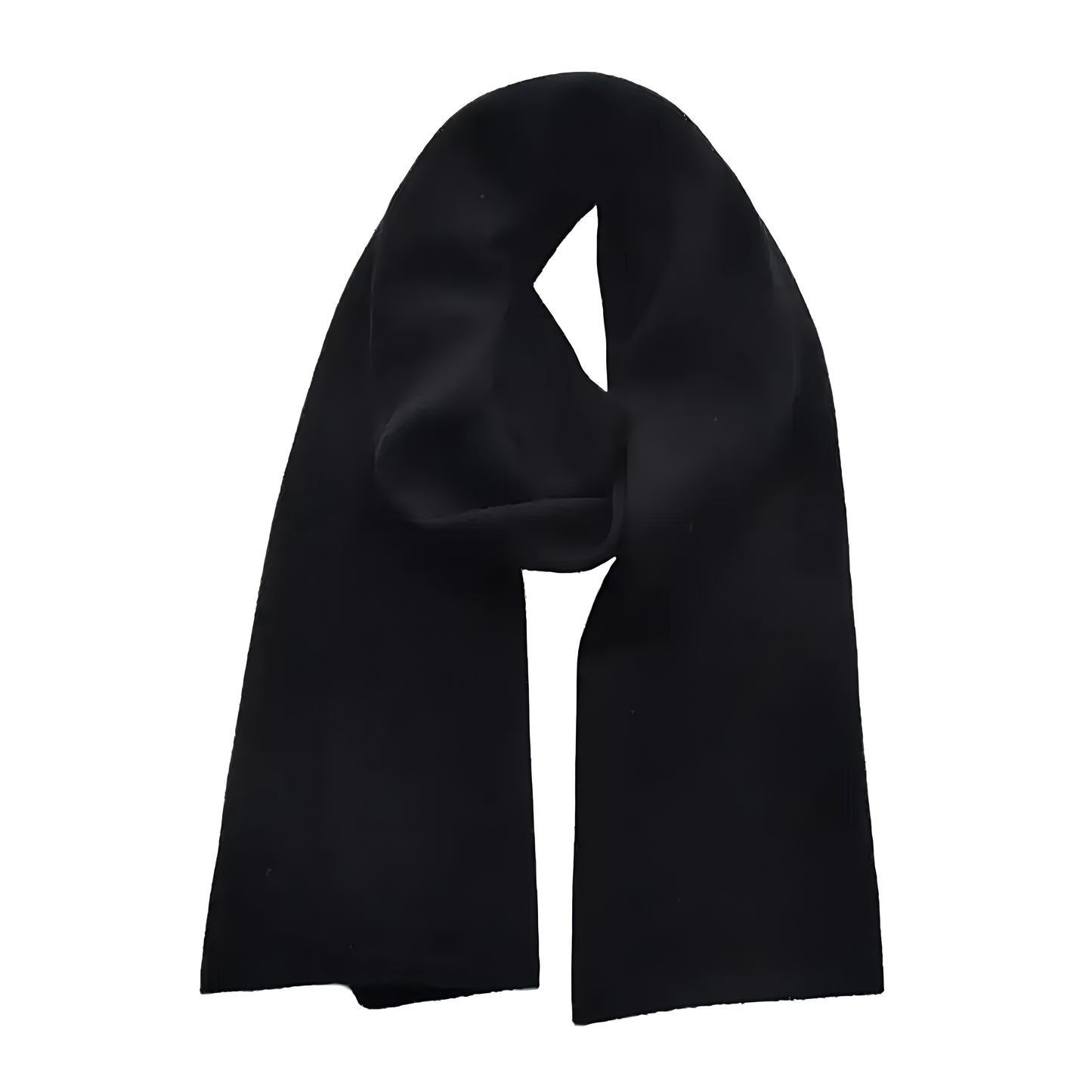 Black Oversized Knit Scarf